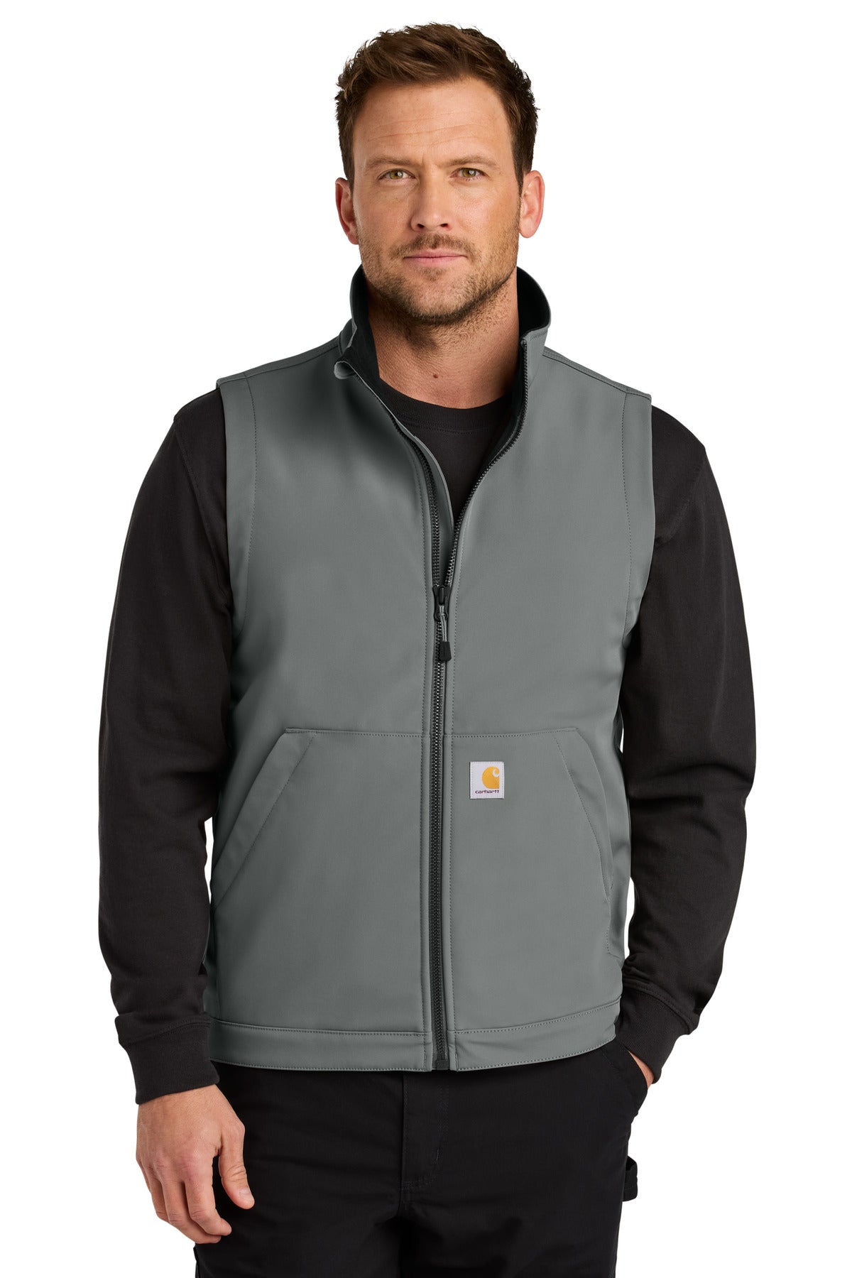 Carhartt Rain Defender Soft Shell Vest CT106439 in Steel