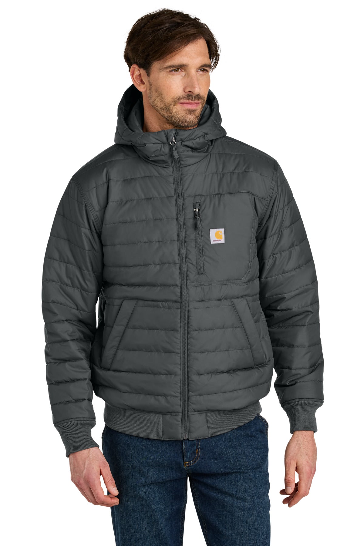 Carhartt Gilliam Insulated Hooded Jacket CT106543 in Shadow Grey