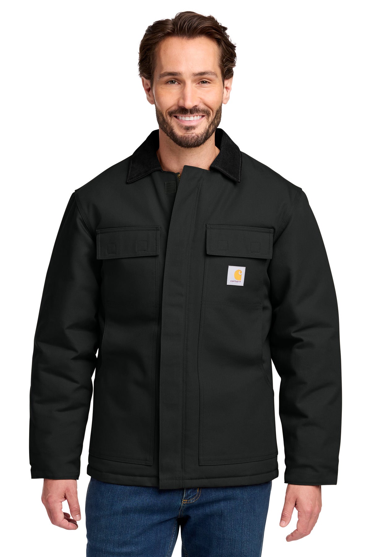 Carhartt  Duck Traditional Coat. CT106674 in Black