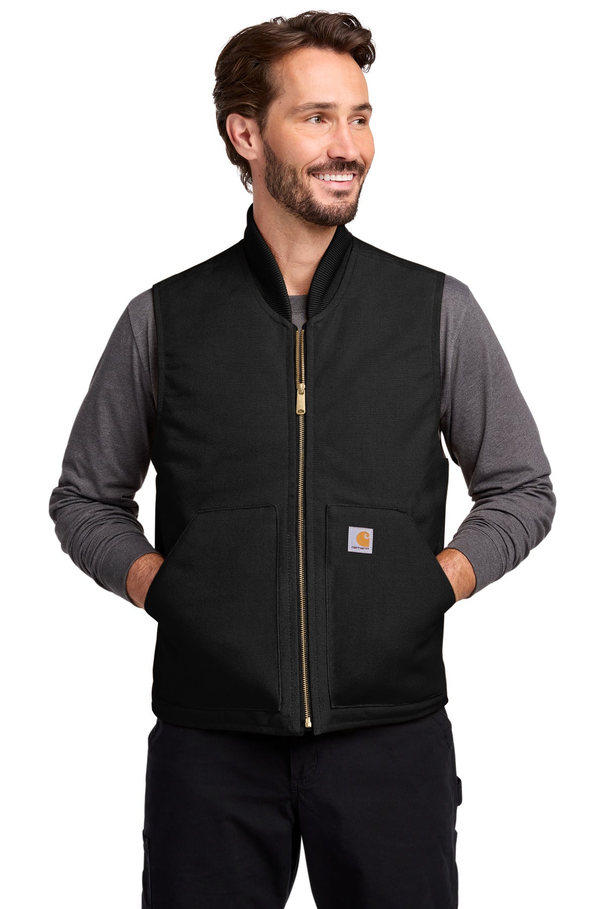 Carhartt  Duck Vest. CT106676 in Black