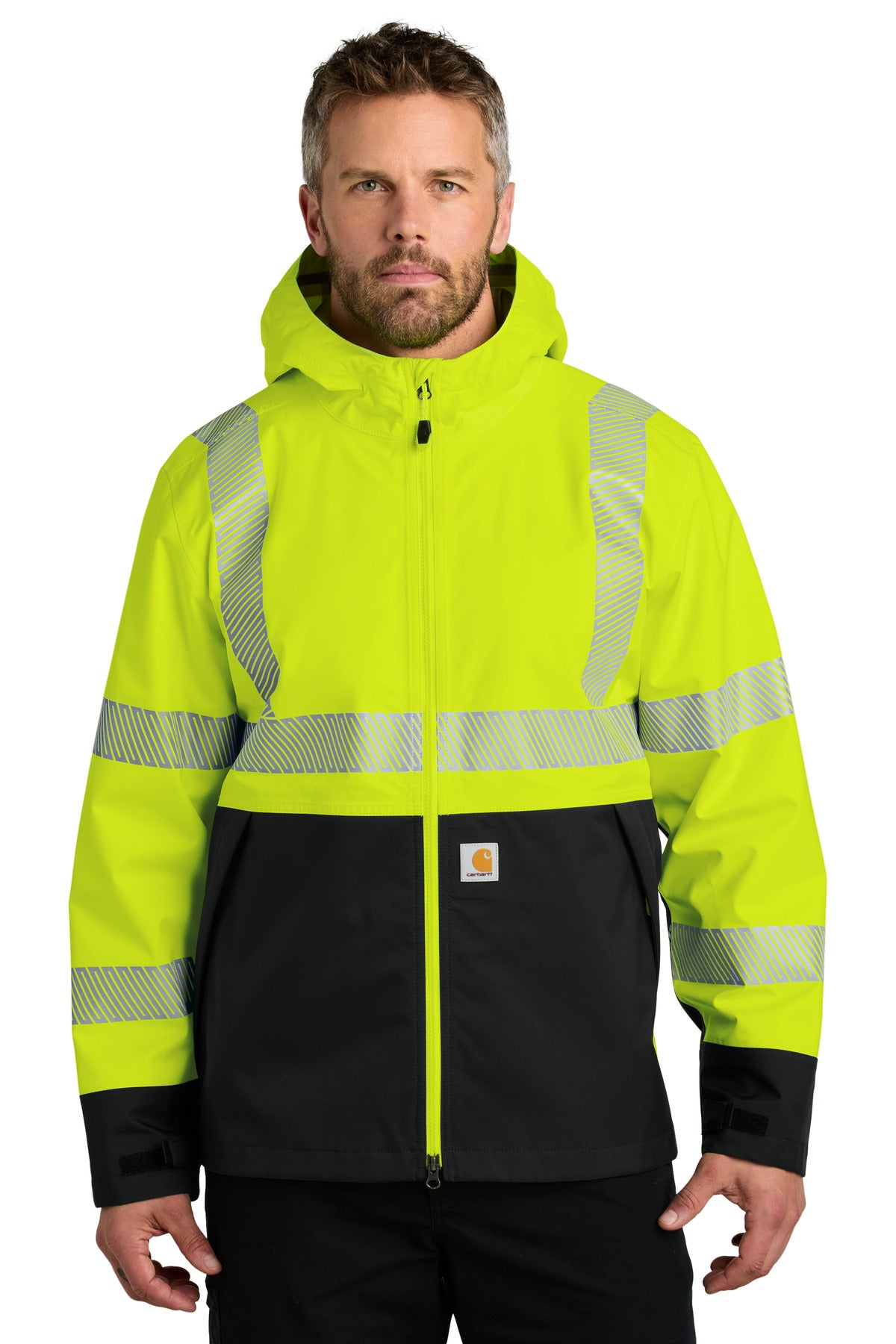 Carhartt ANSI 107 Class 3 Storm Defender Jacket CT106693 in Brite Lime