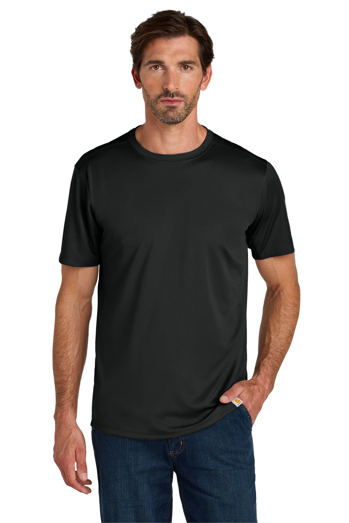Carhartt Force Sun Defender Short Sleeve T-Shirt CT106868 in Black