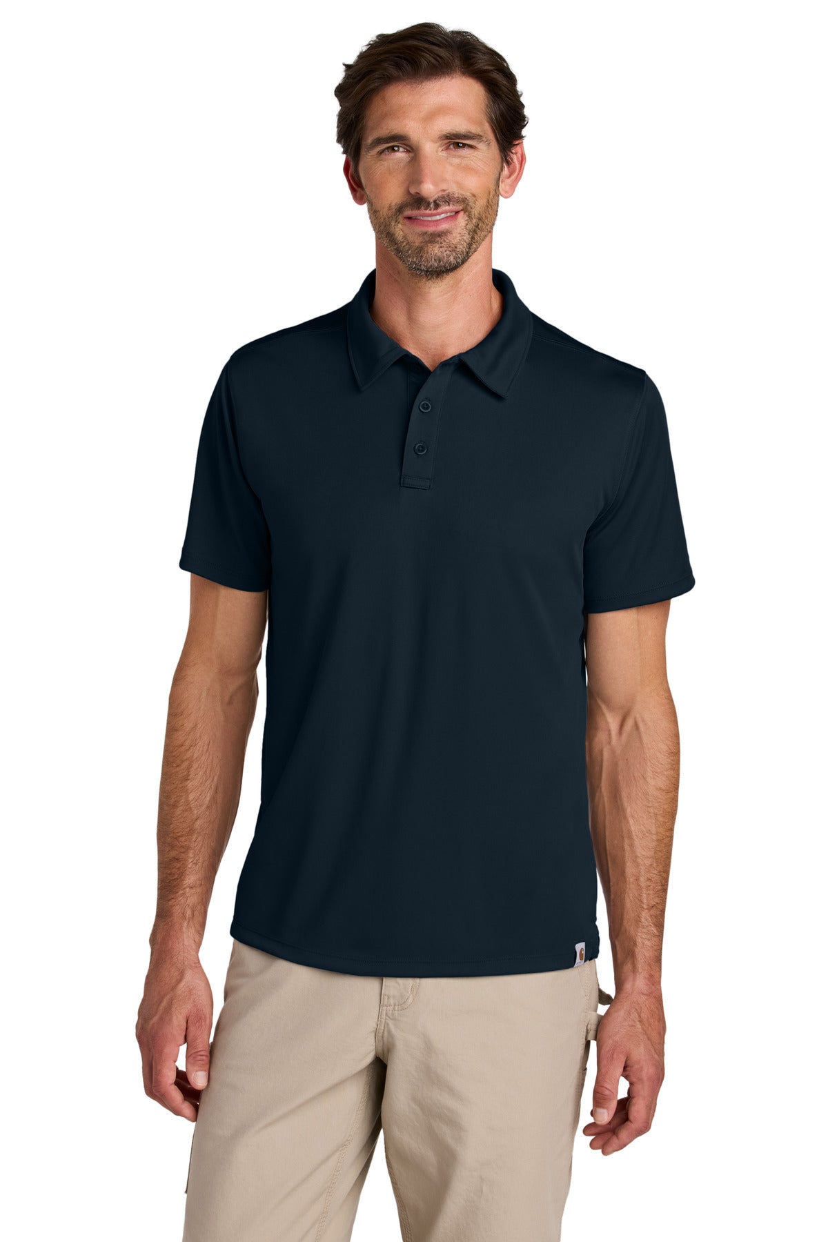 Carhartt Force Sun Defender Polo CT106899 in Navy