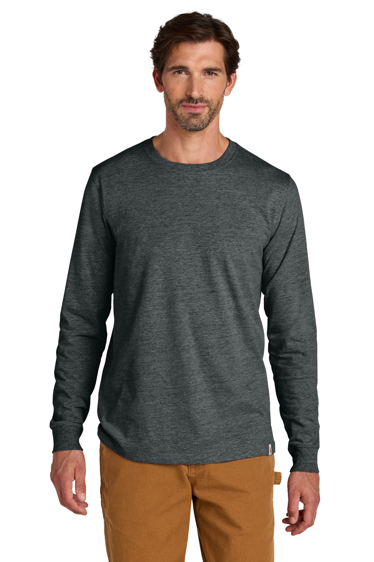Carhartt Long Sleeve T-Shirt CT106921 in Carbon Heather