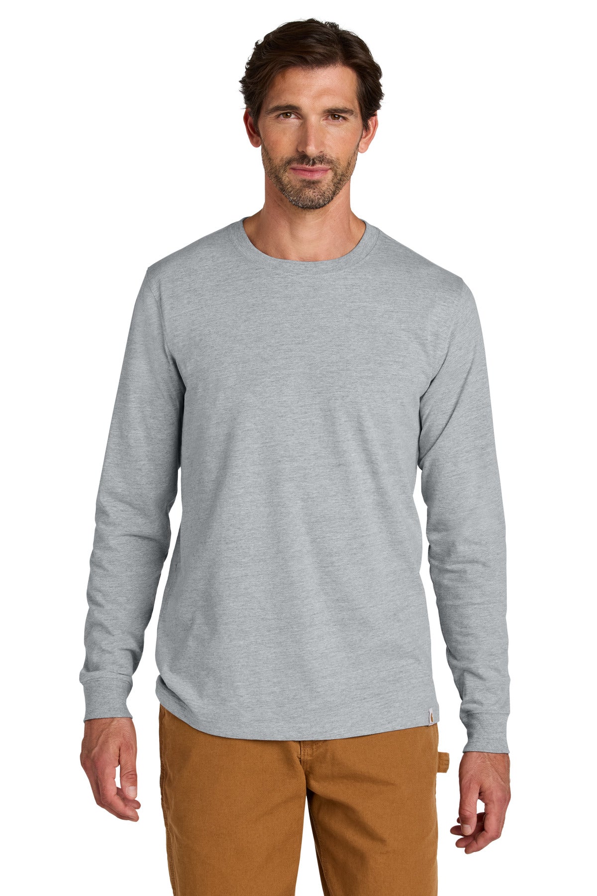 Carhartt Long Sleeve T-Shirt CT106921 in Heather Grey