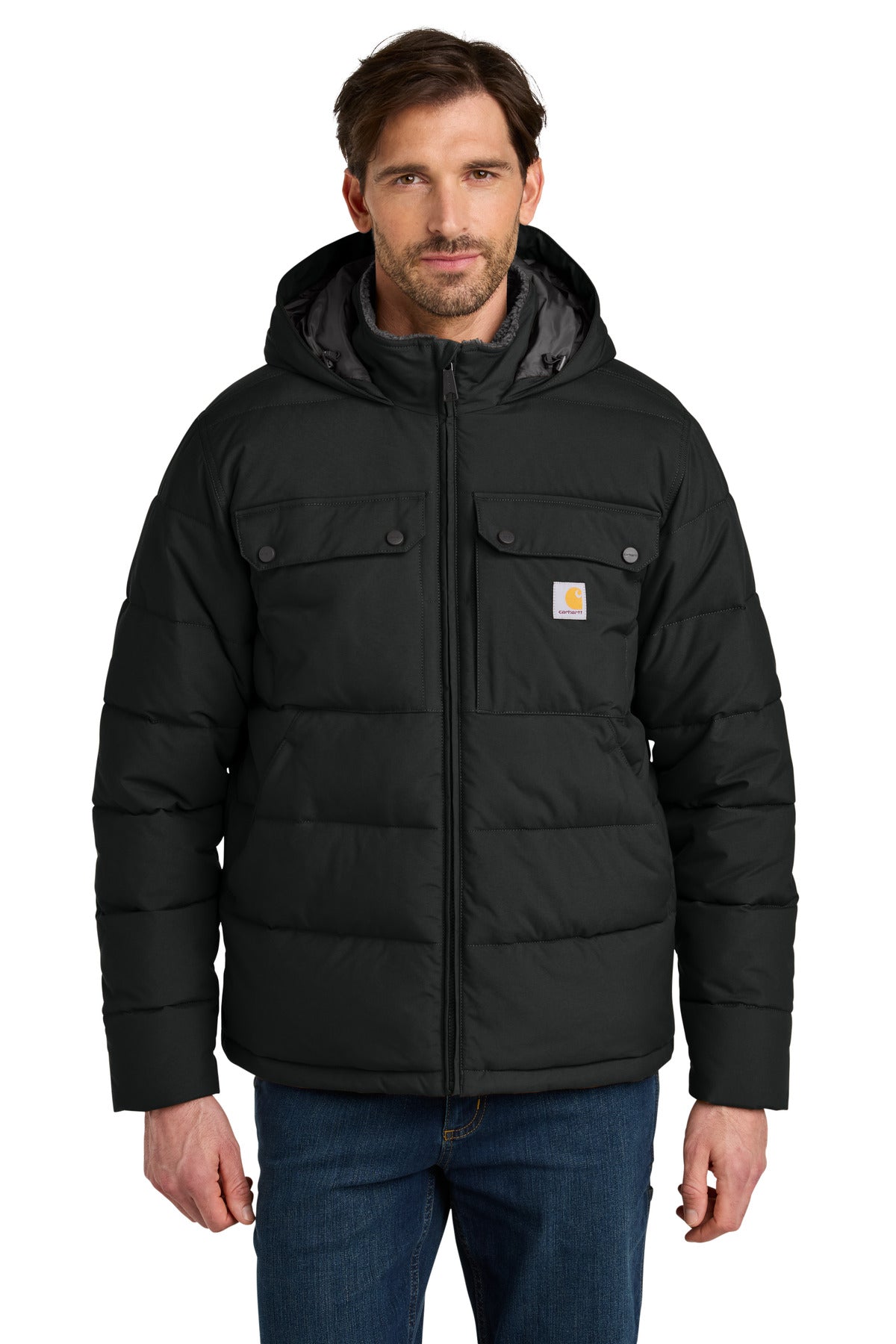 Carhartt Montana Insulated Hooded Jacket CT107082 in Black