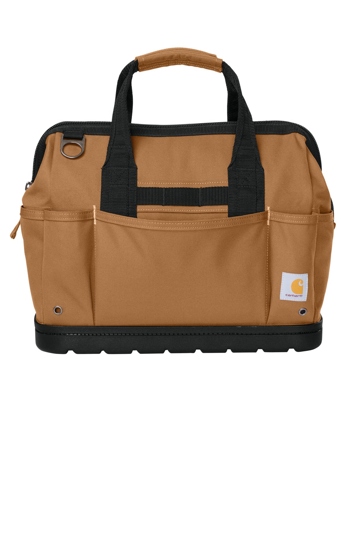 Carhartt 16-Inch Molded Base Heavyweight Tool Bag CTB0000687 in Carhartt Brown