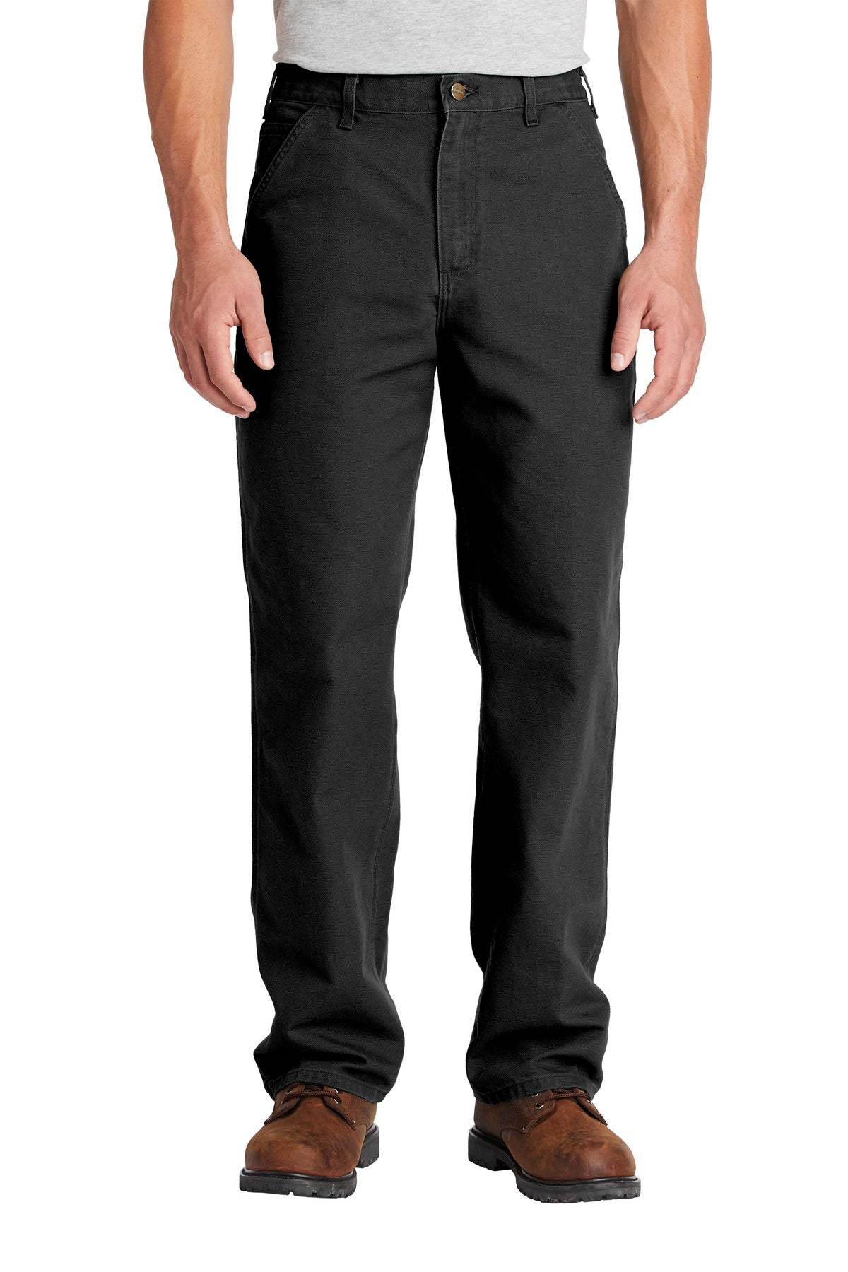 Carhartt  Washed-Duck Work Dungaree. CTB11 in Black