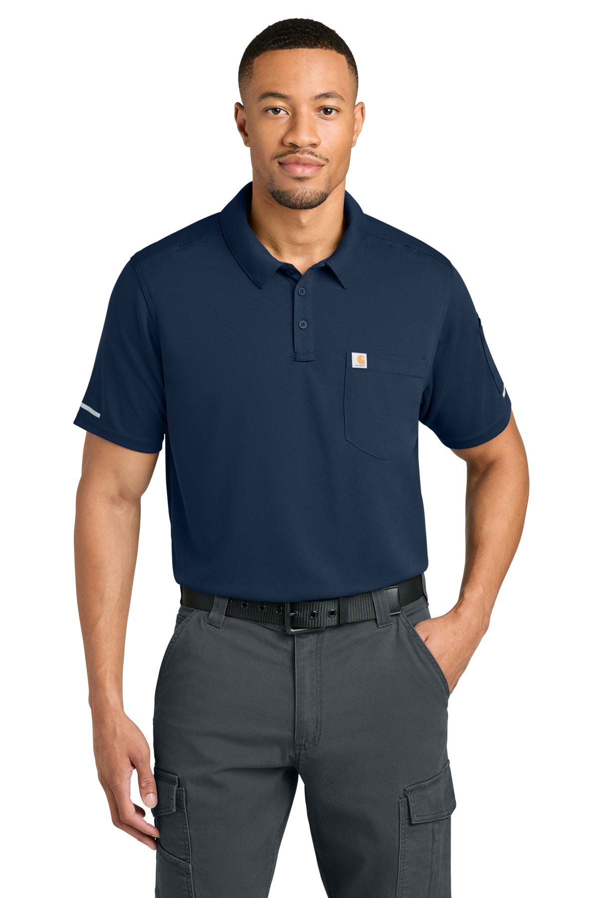 Carhartt FLD & RSCU Polo CTC16119 in Dark Navy