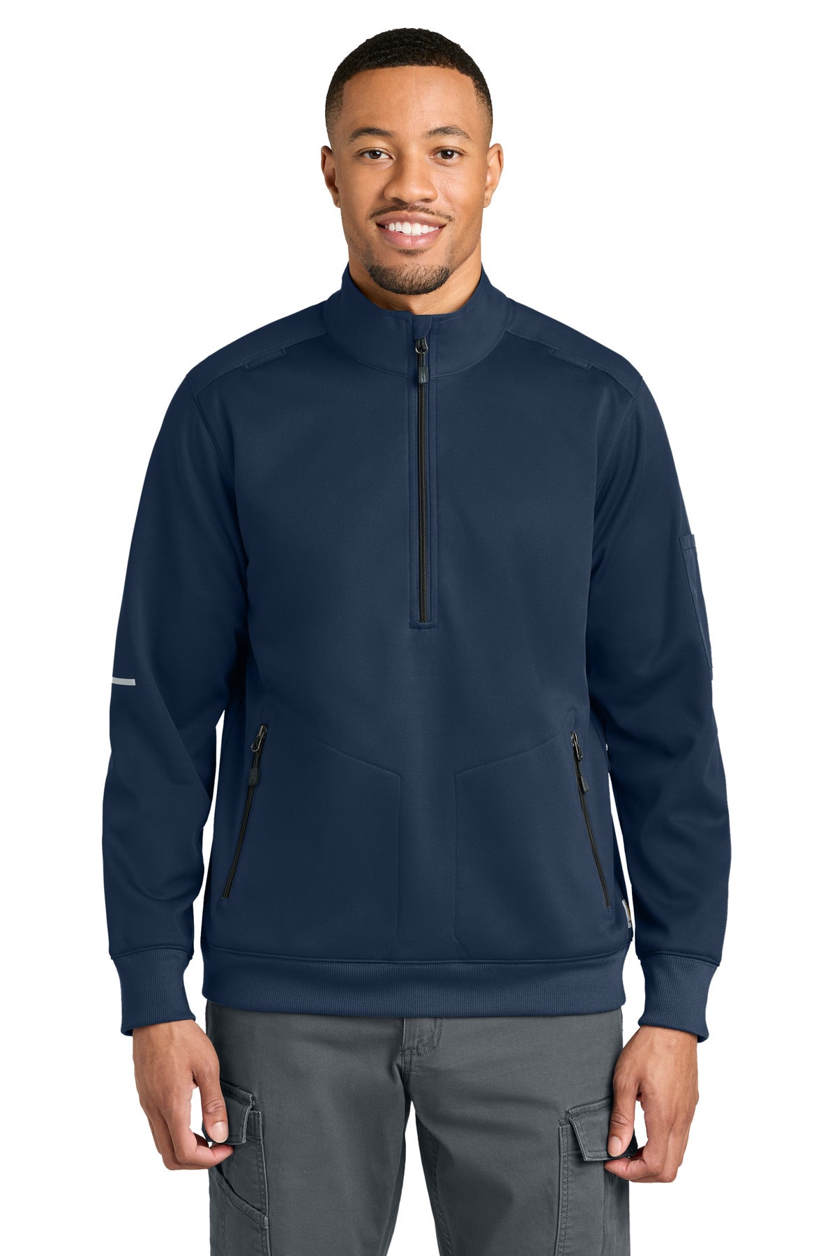 Carhartt FLD & RSCU 1/2-Zip Mid-Layer CTC86912 in Dark Navy