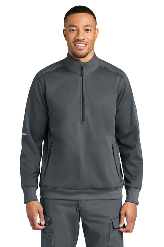 Carhartt FLD & RSCU 1/2-Zip Mid-Layer CTC86912 in Pewter