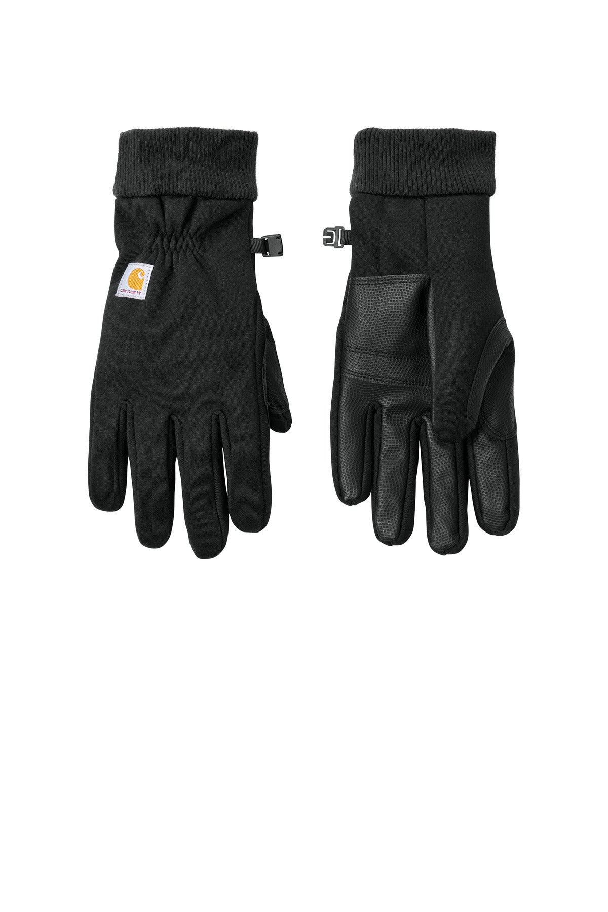 Carhartt Thermal-Lined Fleece Touch-Sensitive Glove CTGF0622 in Black