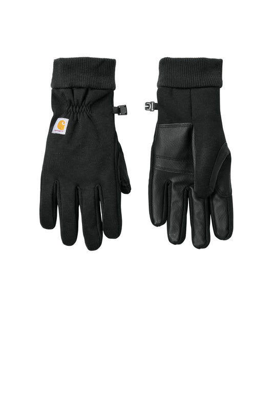 Carhartt Thermal-Lined Fleece Touch-Sensitive Glove CTGF0622 in Black