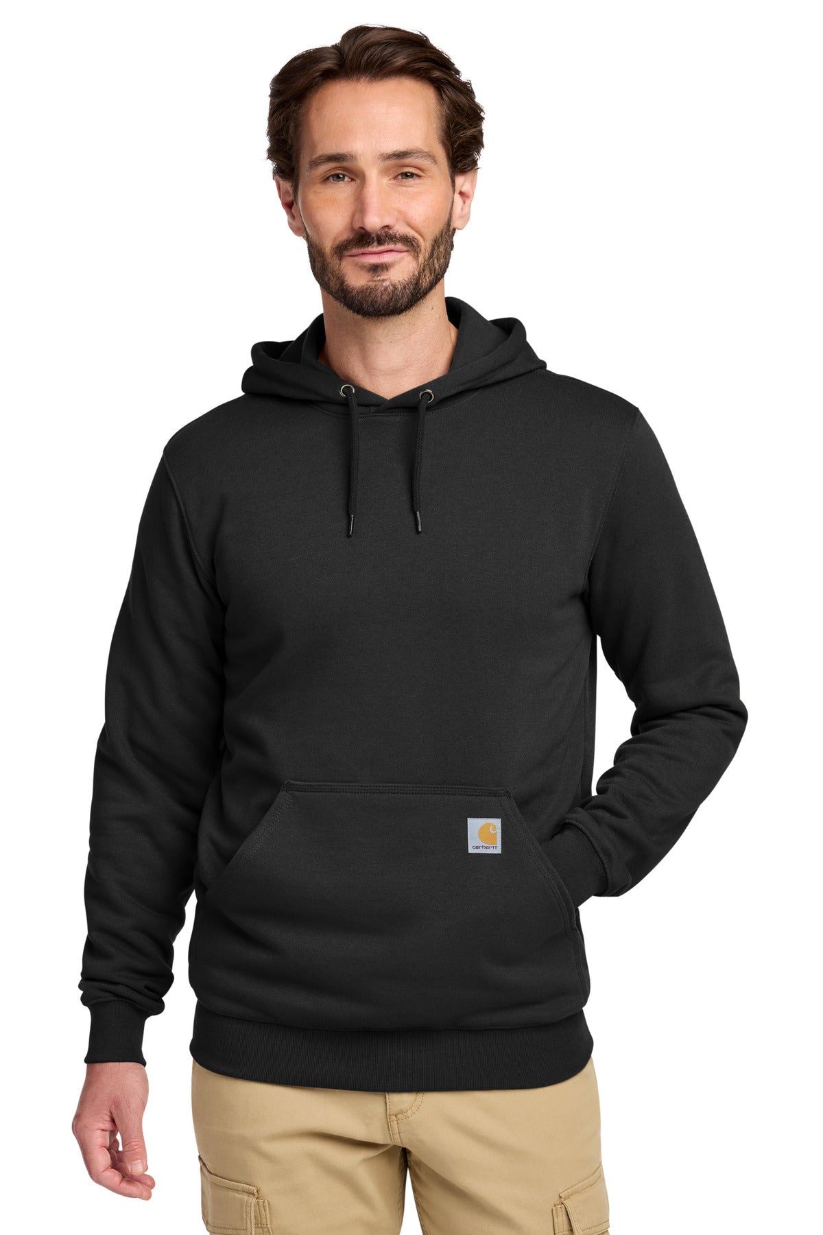 Carhartt  Midweight Hooded Sweatshirt. CTK121 in Black