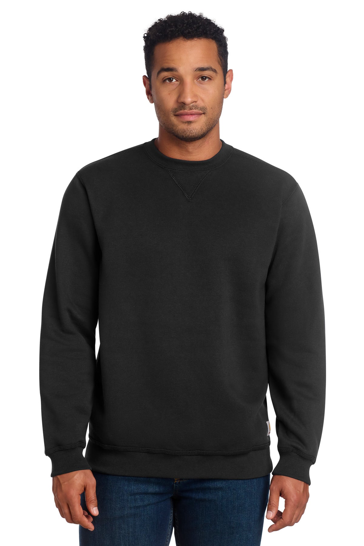 Carhartt  Midweight Crewneck Sweatshirt. CTK124 in Black