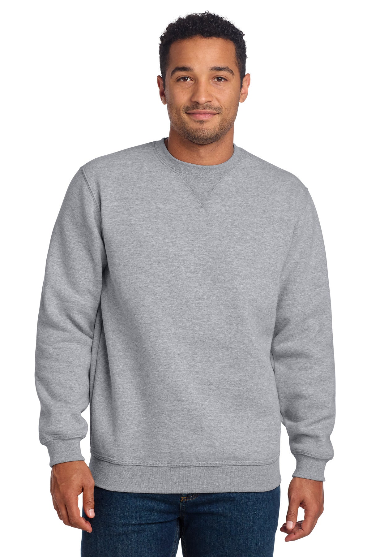 Carhartt  Midweight Crewneck Sweatshirt. CTK124 in Heather Grey