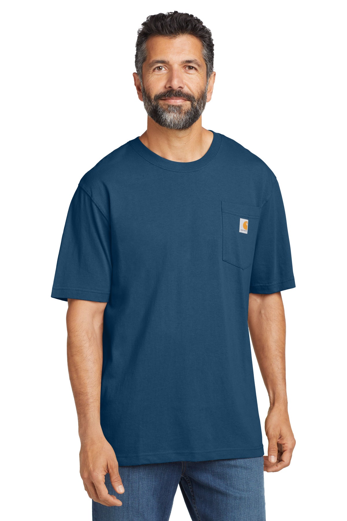 Carhartt  Workwear Pocket Short Sleeve T-Shirt. CTK87 in Lakeshore