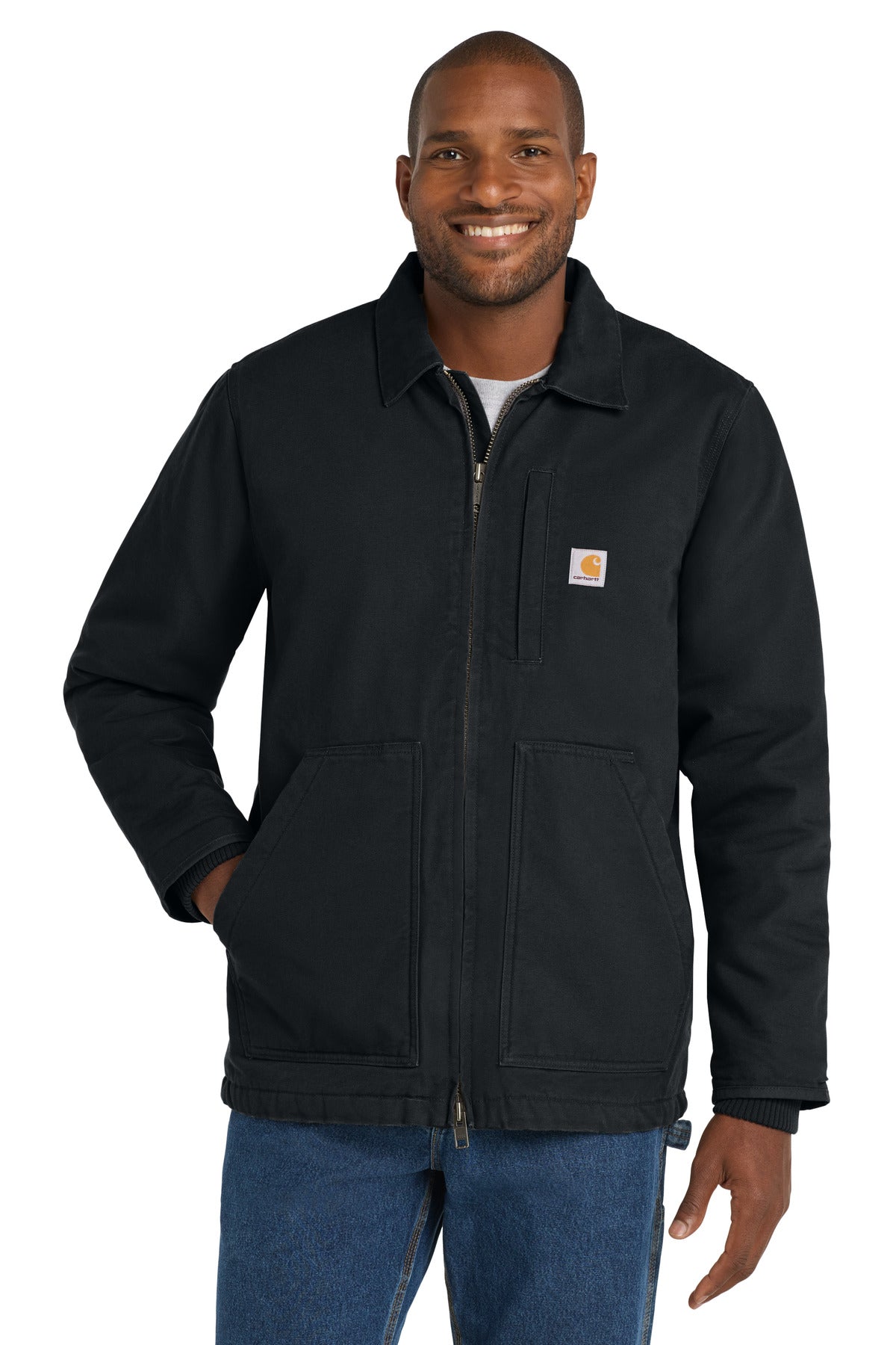 Carhartt Tall Sherpa-Lined Coat CTT104293 in Black