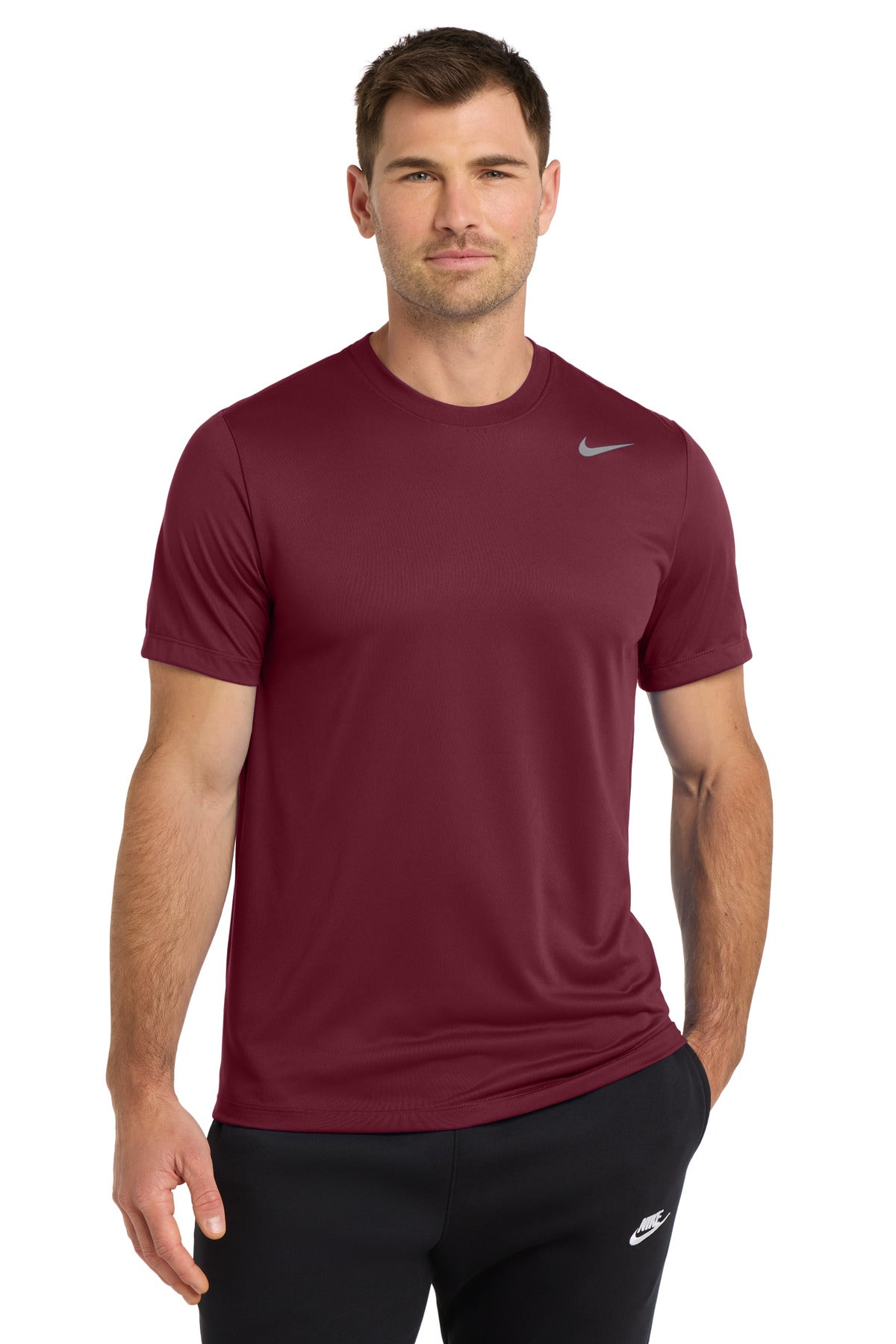 Nike Team rLegend Tee DV7299 in Deep Maroon