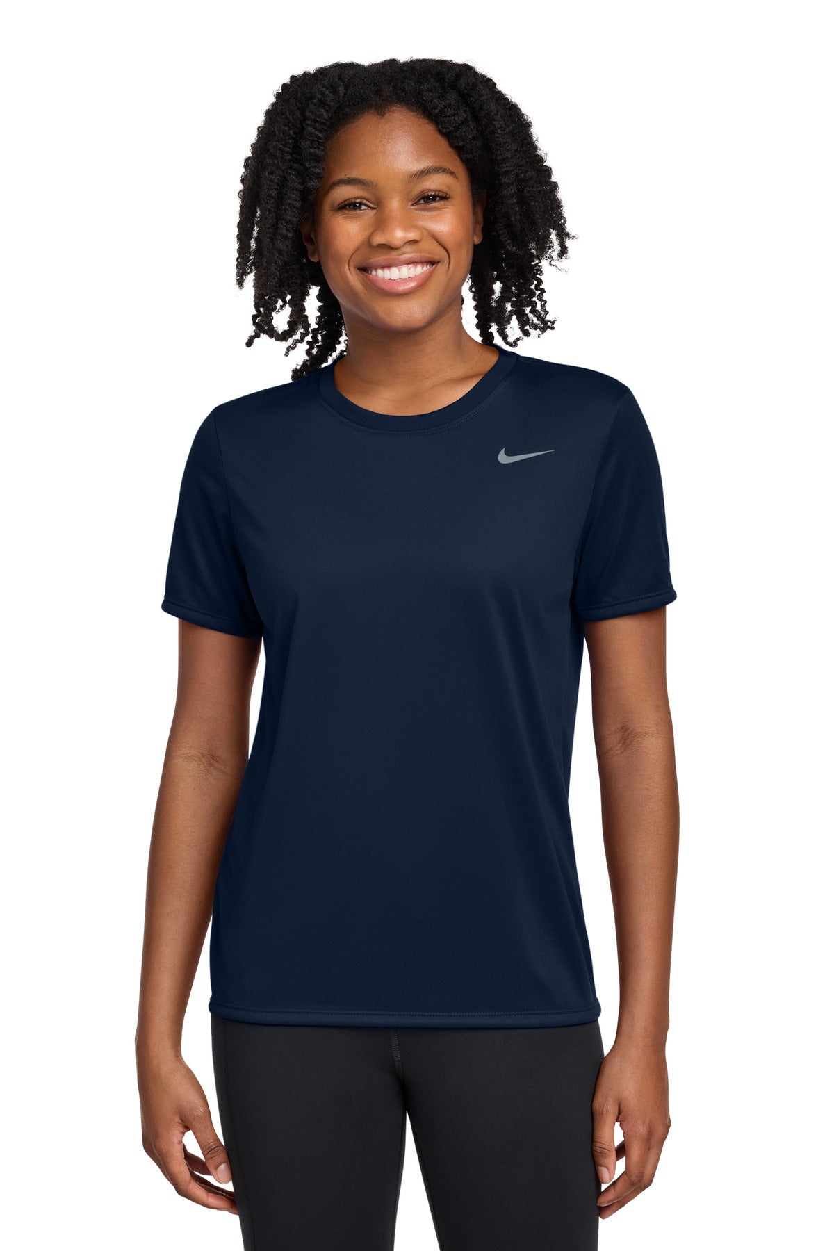 Nike Women's Team rLegend Tee DV7312 in College Navy
