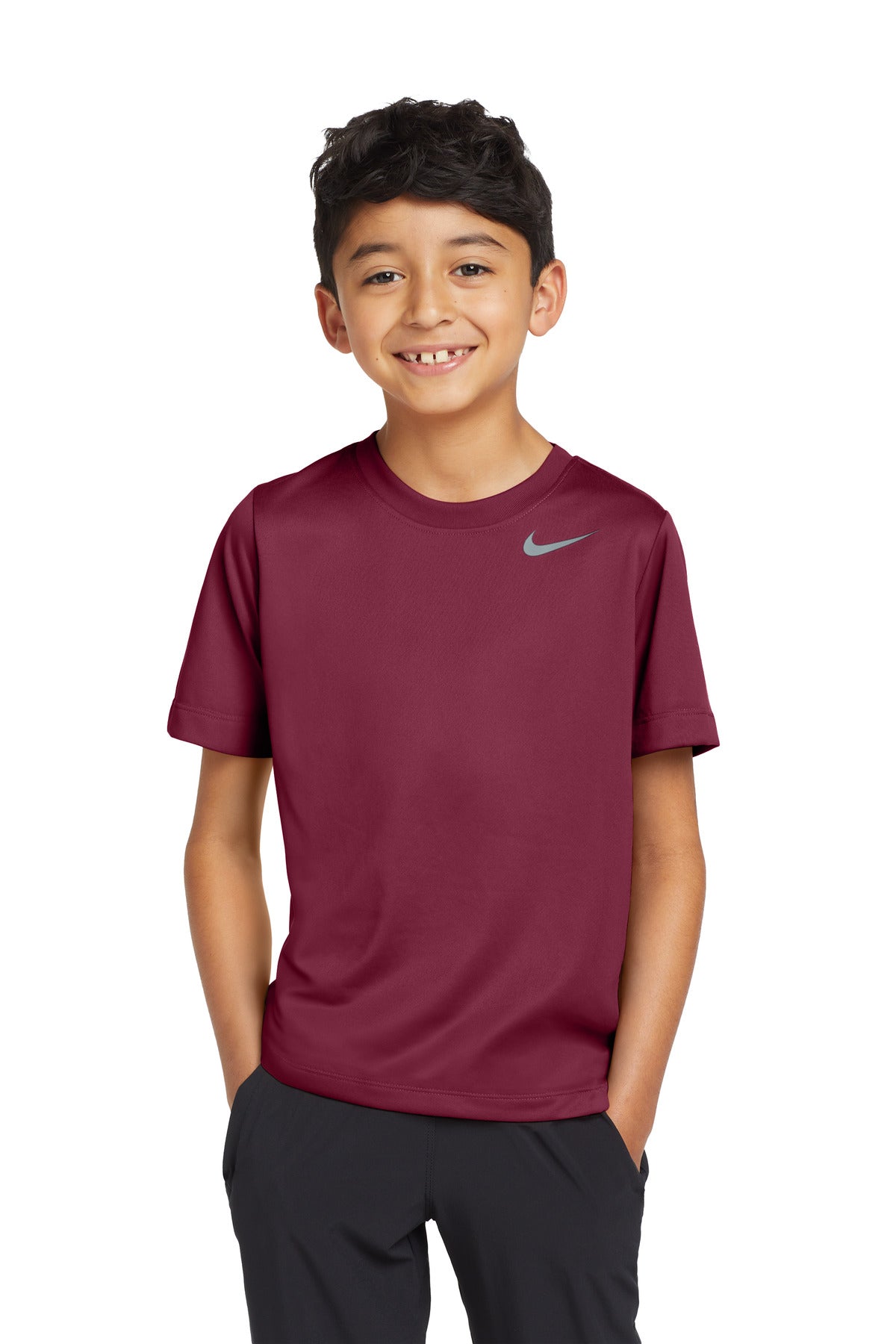 Nike Youth Team rLegend Tee DV7317 in Team Maroon