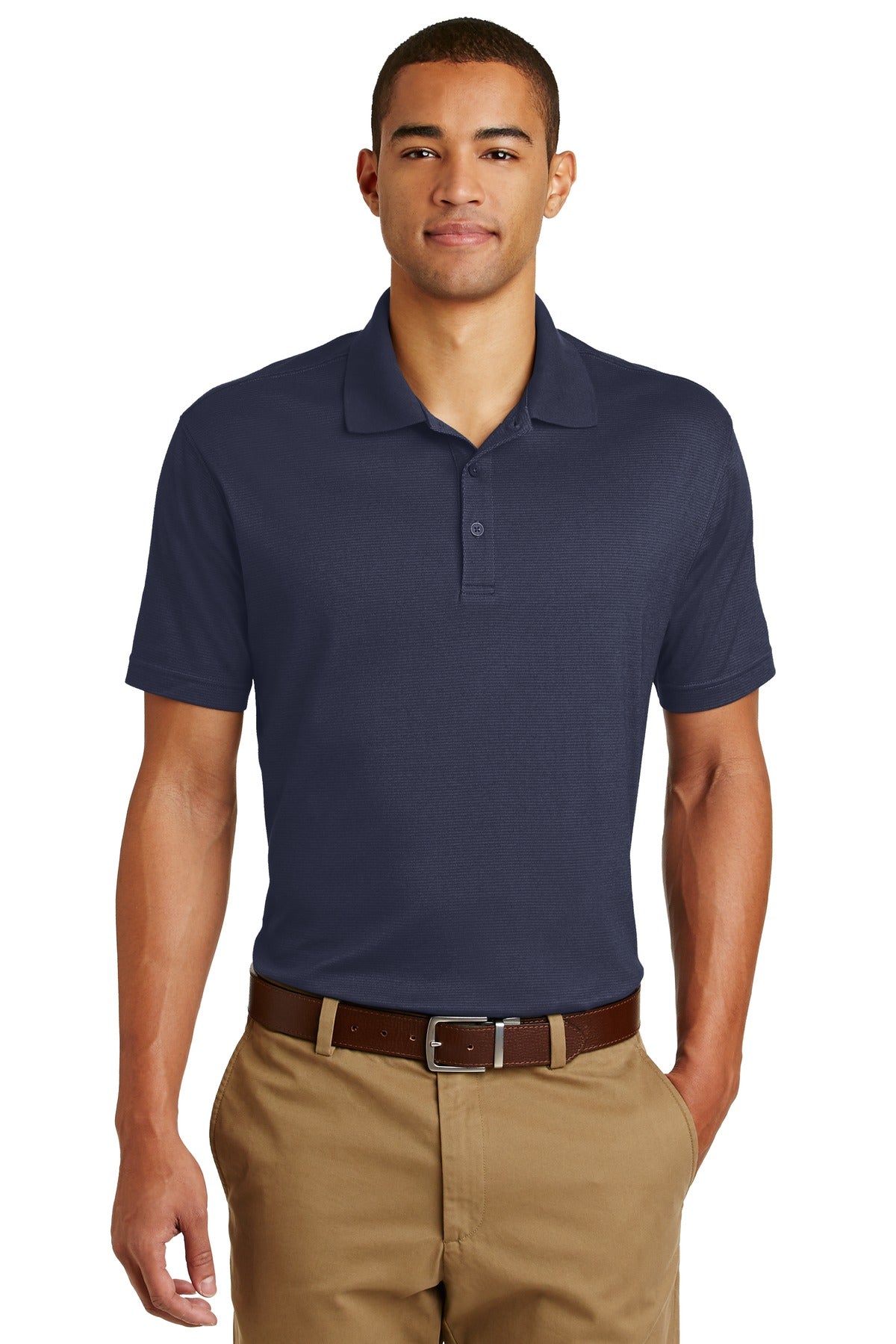 Eddie Bauer Performance Polo. EB102 in Navy