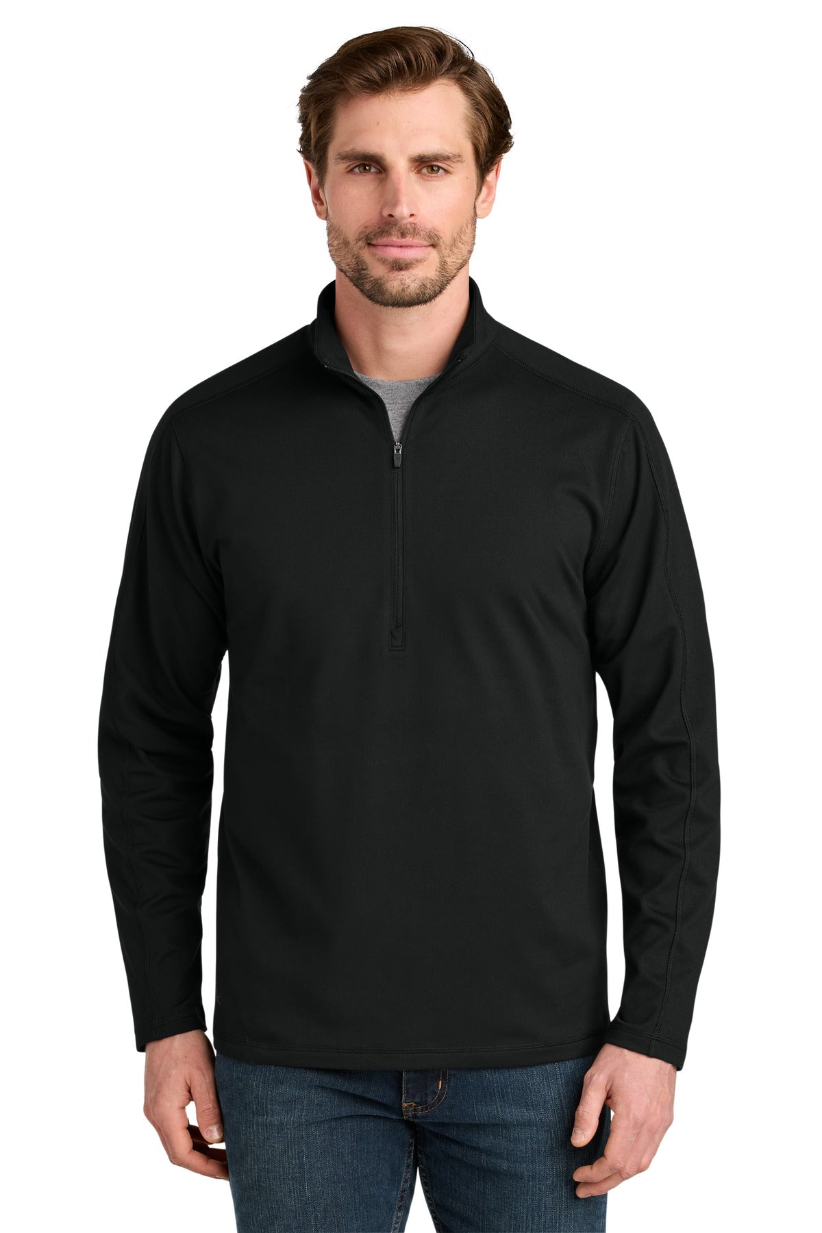 Eddie Bauer Adventurer 1/4-Zip EB120 in Deep Black