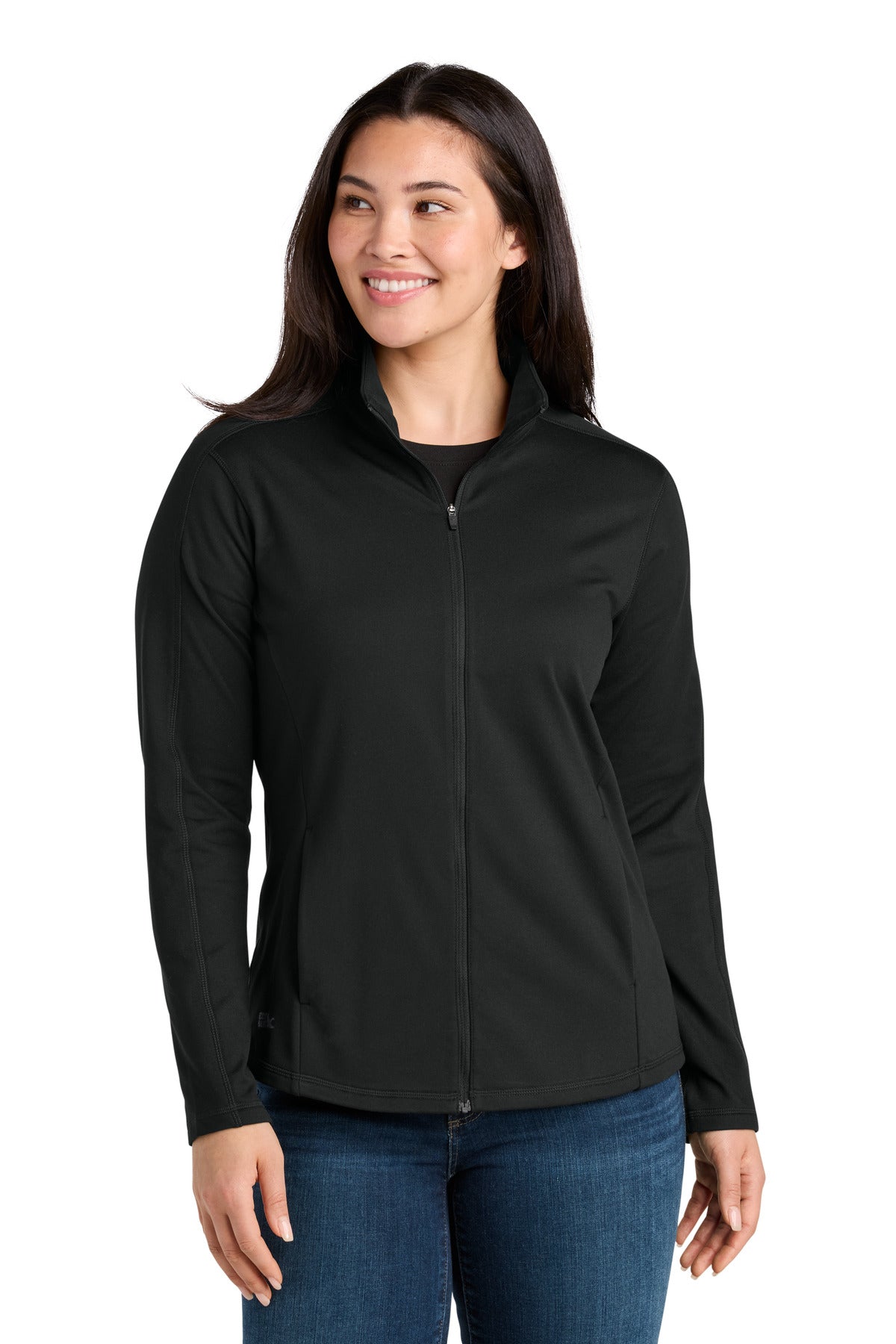 Eddie Bauer Women's Adventurer Full-Zip EB121 in Deep Black