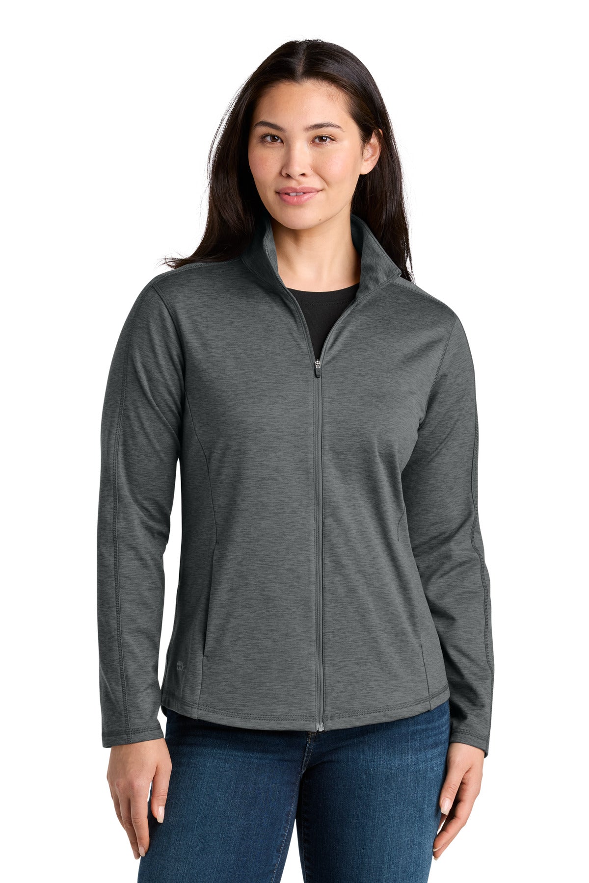 Eddie Bauer Women's Adventurer Full-Zip EB121 in Metal Grey Heather