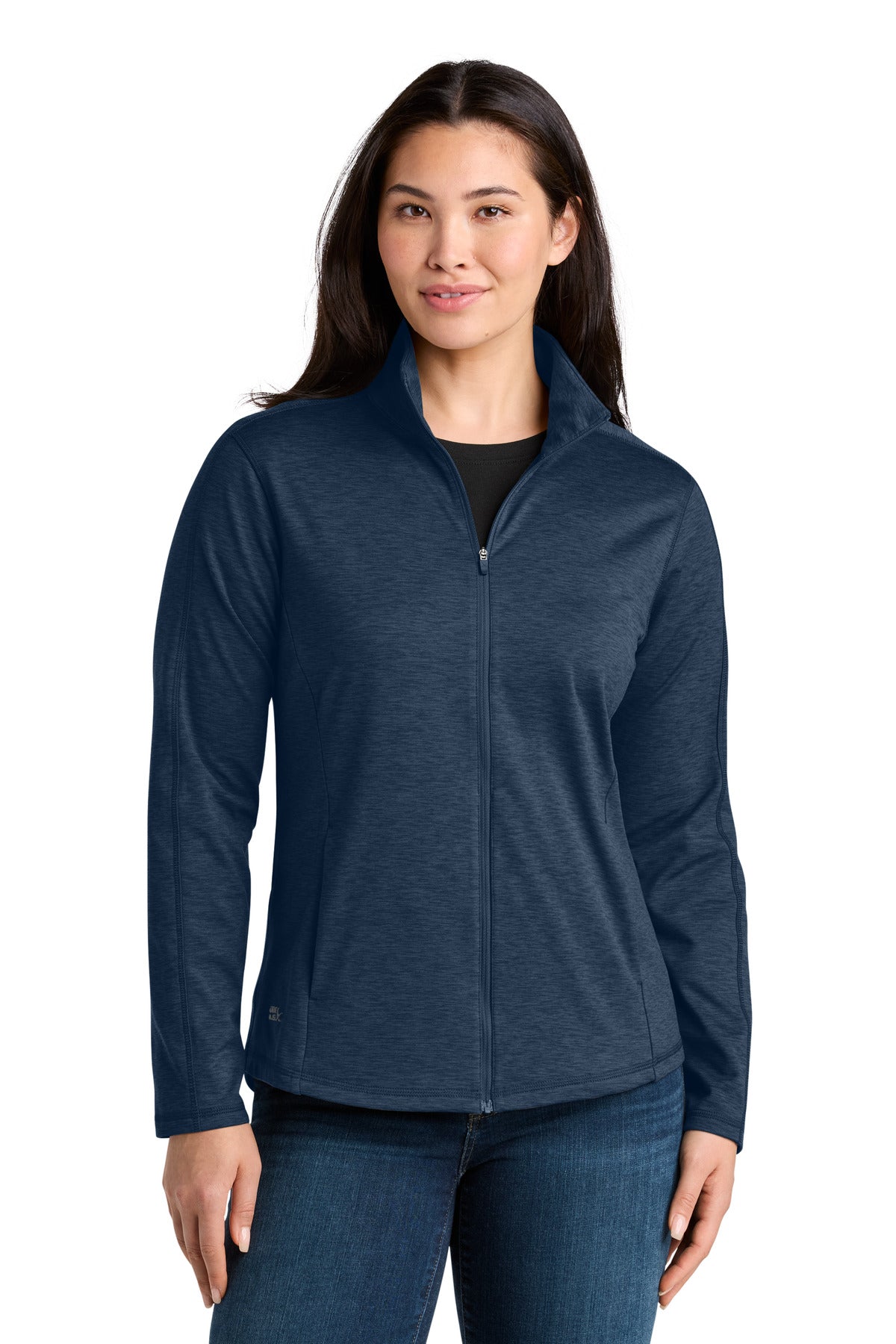 Eddie Bauer Women's Adventurer Full-Zip EB121 in River Blue Navy Heather