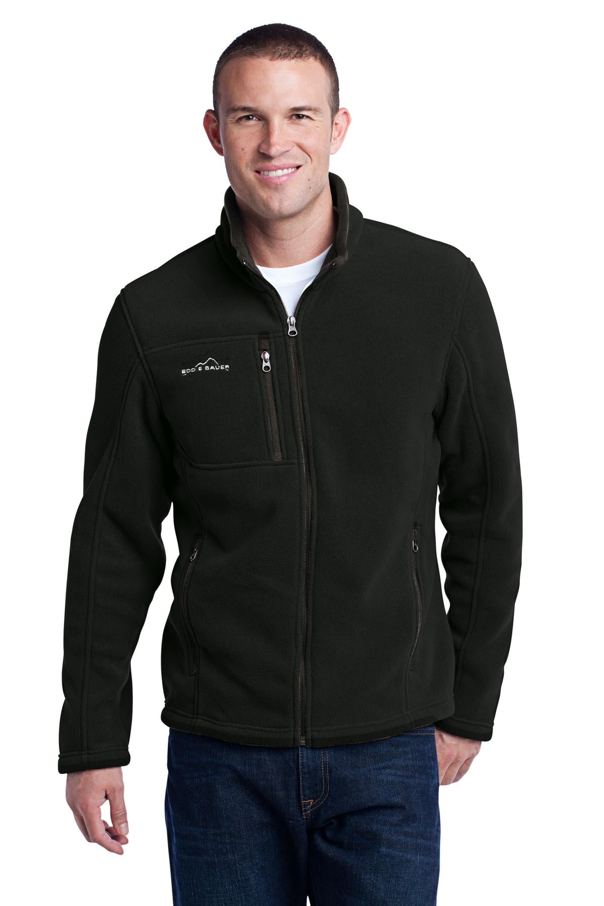 Eddie Bauer - Full-Zip Fleece Jacket. EB200 in Black