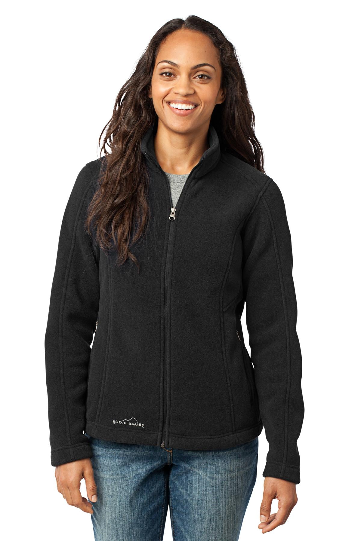 Eddie Bauer - Women's Full-Zip Fleece Jacket. EB201 in Black
