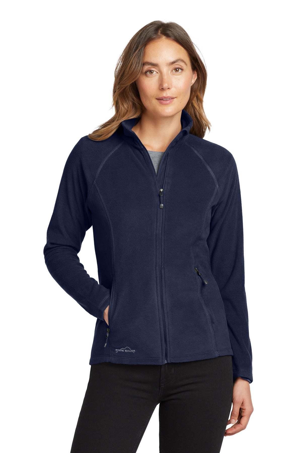 Eddie Bauer Women's Full-Zip Microfleece Jacket. EB225 in Navy