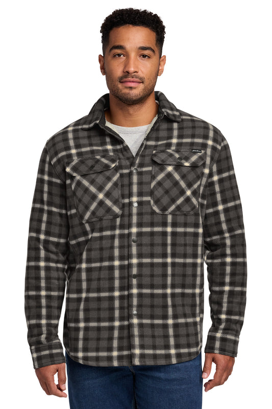 Eddie Bauer Woodland Shirt Jac EB228 in Grey Steel/ Bone