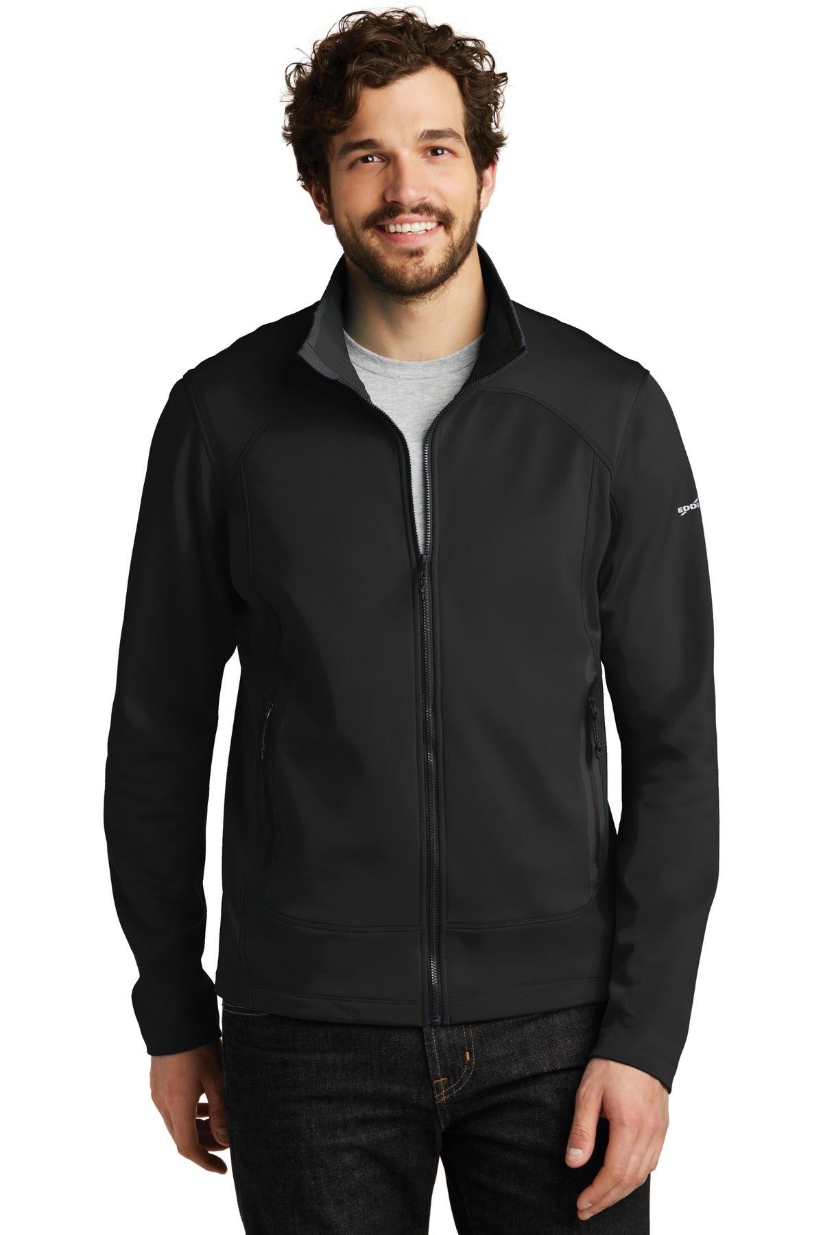 Eddie Bauer Highpoint Fleece Jacket. EB240 in Black