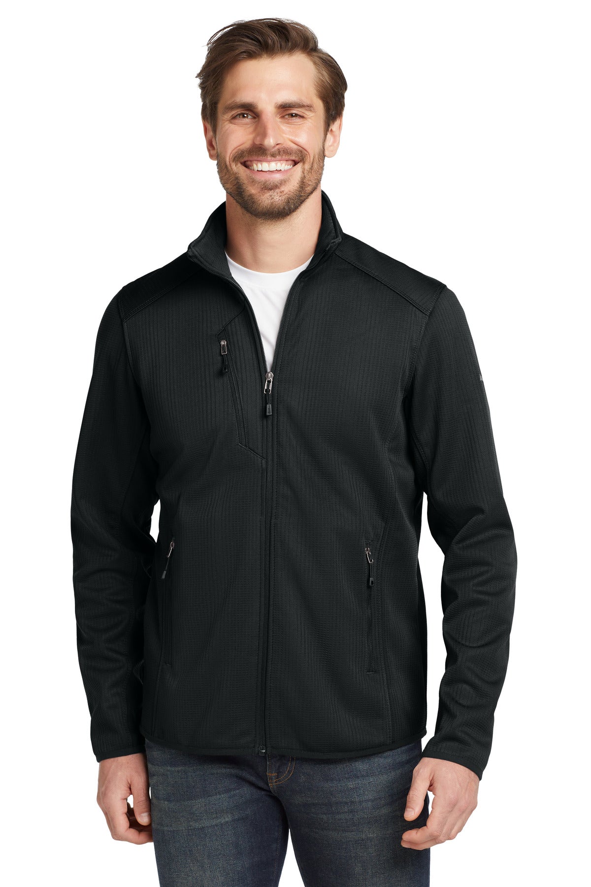 Eddie Bauer  Dash Full-Zip Fleece Jacket. EB242 in Black