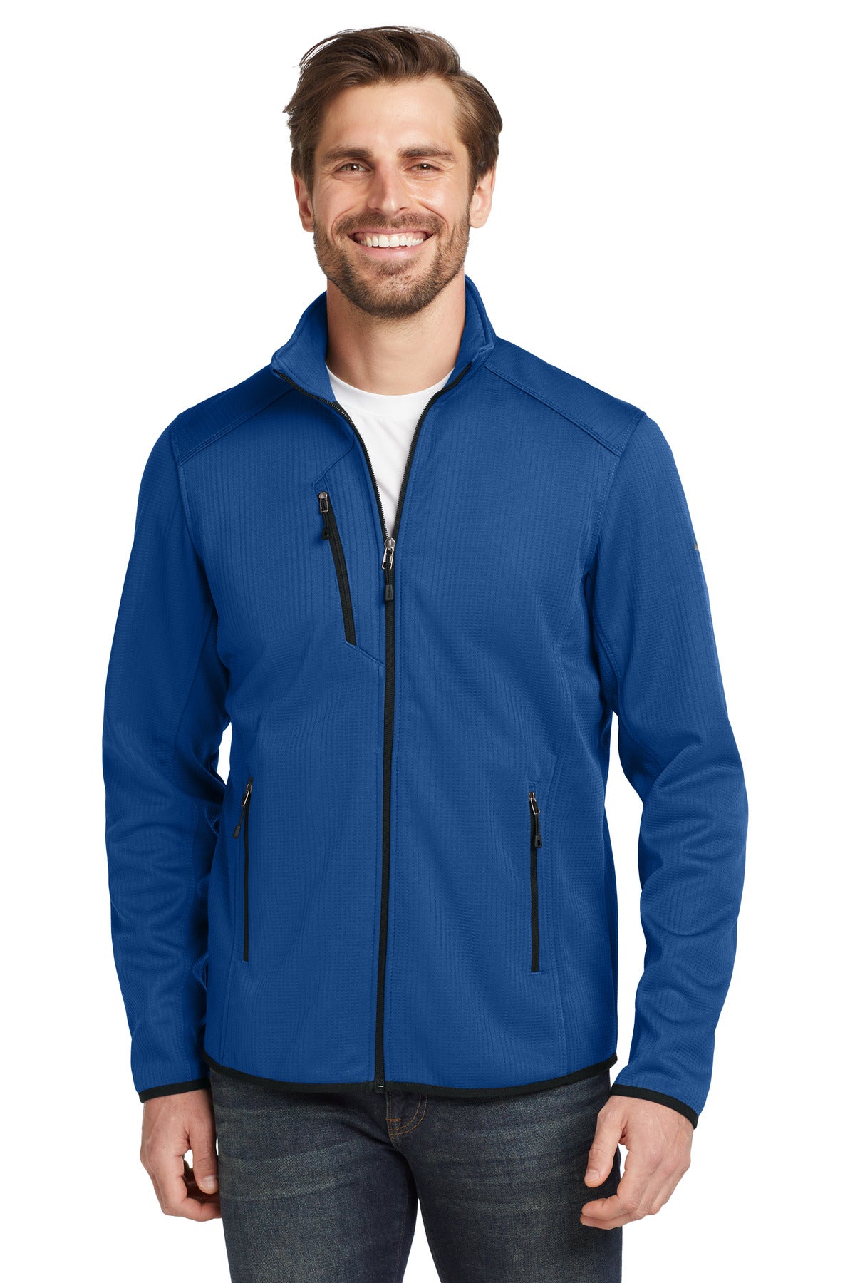 Eddie Bauer  Dash Full-Zip Fleece Jacket. EB242 in Cobalt Blue