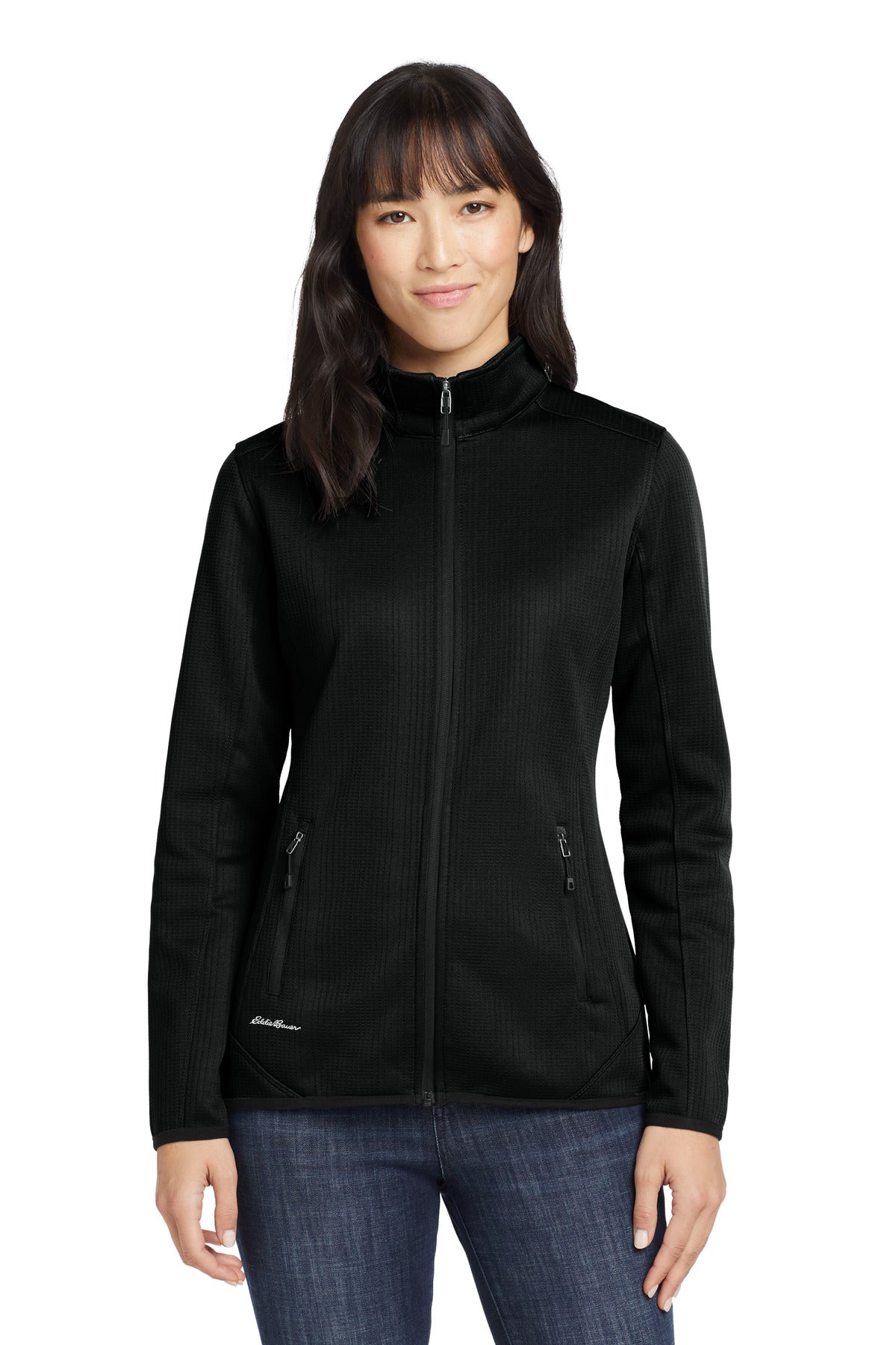 Eddie Bauer  Women's Dash Full-Zip Fleece Jacket. EB243 in Black