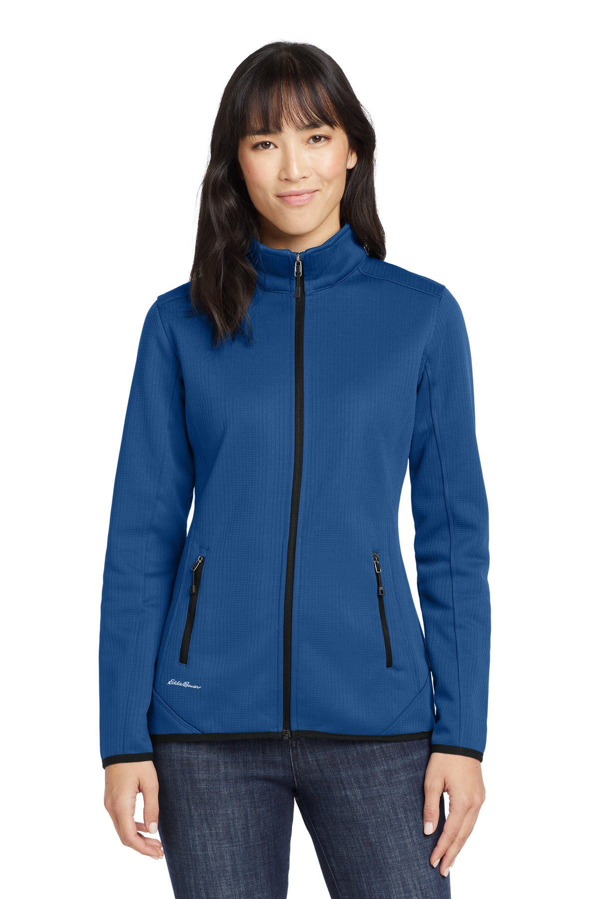 Eddie Bauer  Women's Dash Full-Zip Fleece Jacket. EB243 in Cobalt Blue