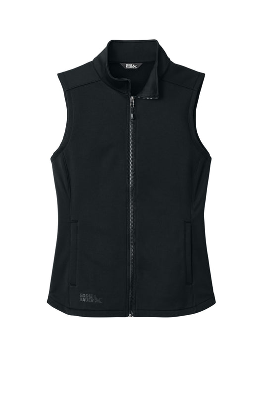 Eddie Bauer Women's Smooth Mid Layer Fleece Vest EB2570 in Black