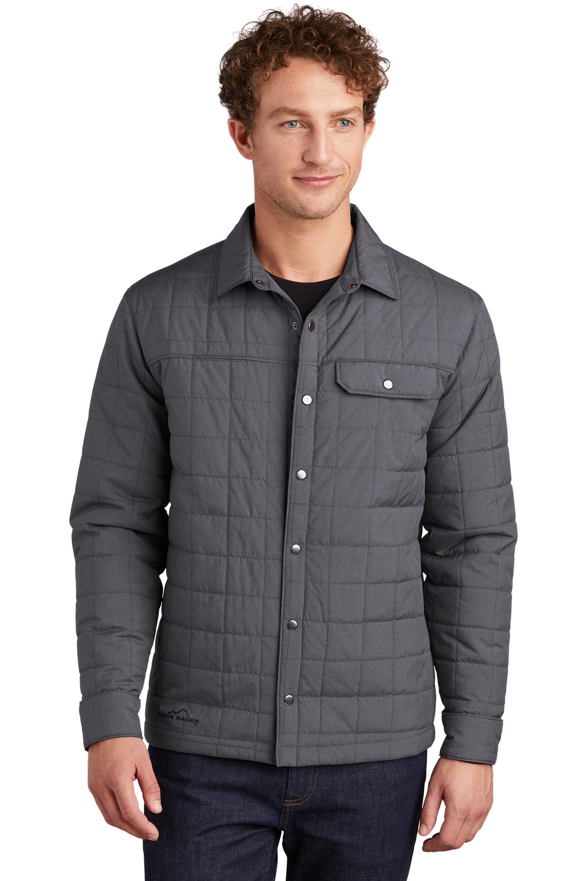 Eddie Bauer  Shirt Jac. EB502 in Charcoal Grey Heather