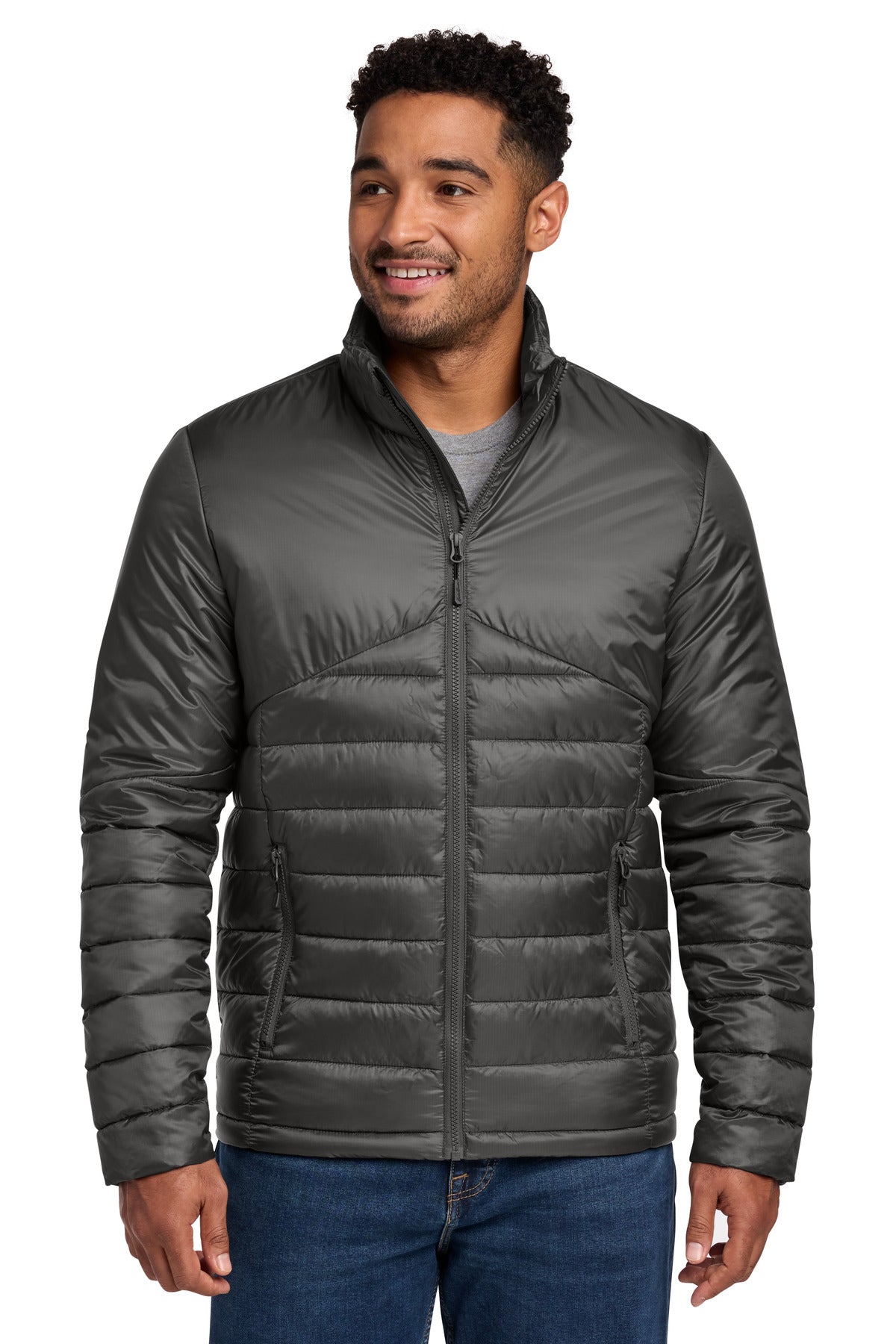 Eddie Bauer Quilted Jacket EB510 in Iron Gate