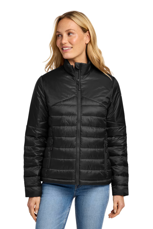 Eddie Bauer Women's Quilted Jacket EB511 in Deep Black