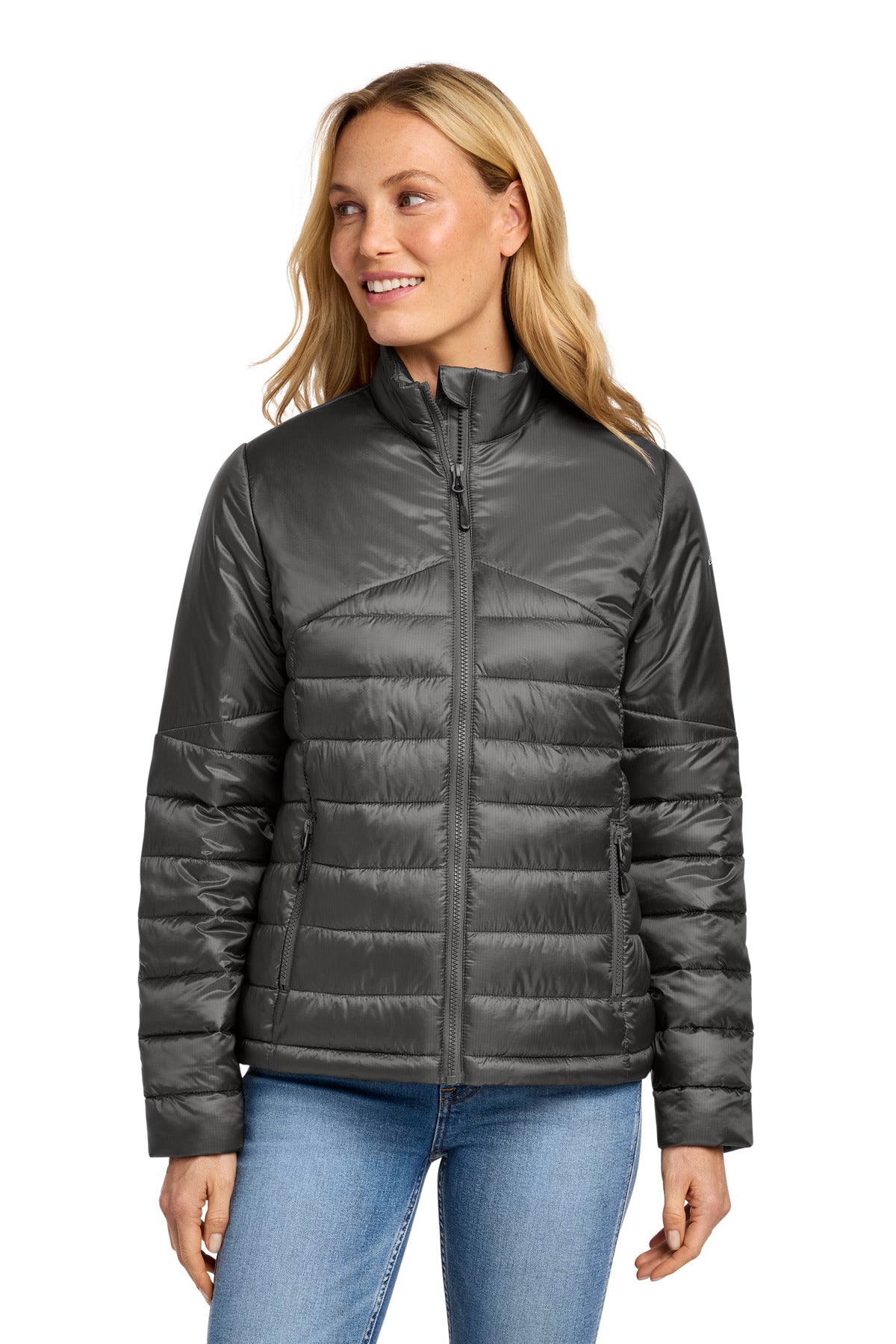 Eddie Bauer Women's Quilted Jacket EB511 in Iron Gate