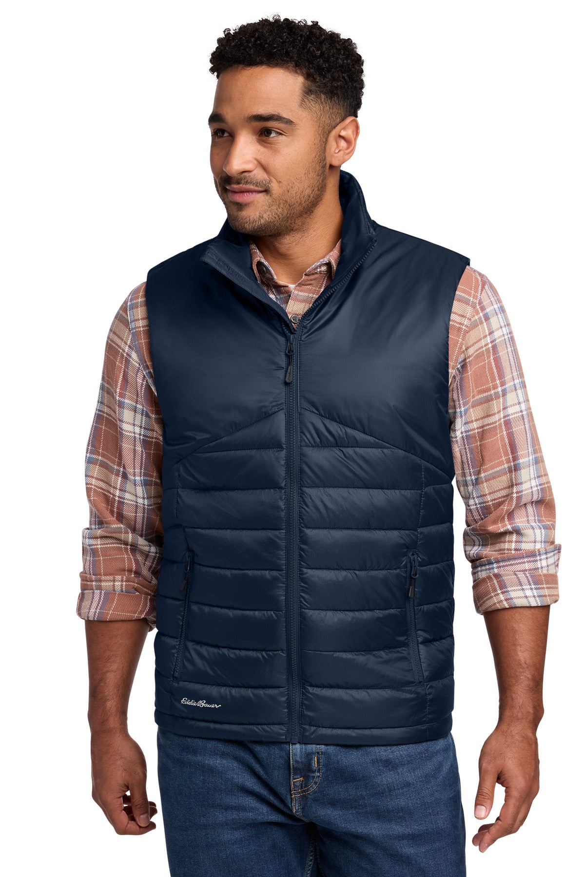 Eddie Bauer Quilted Vest EB512 in River Blue Navy