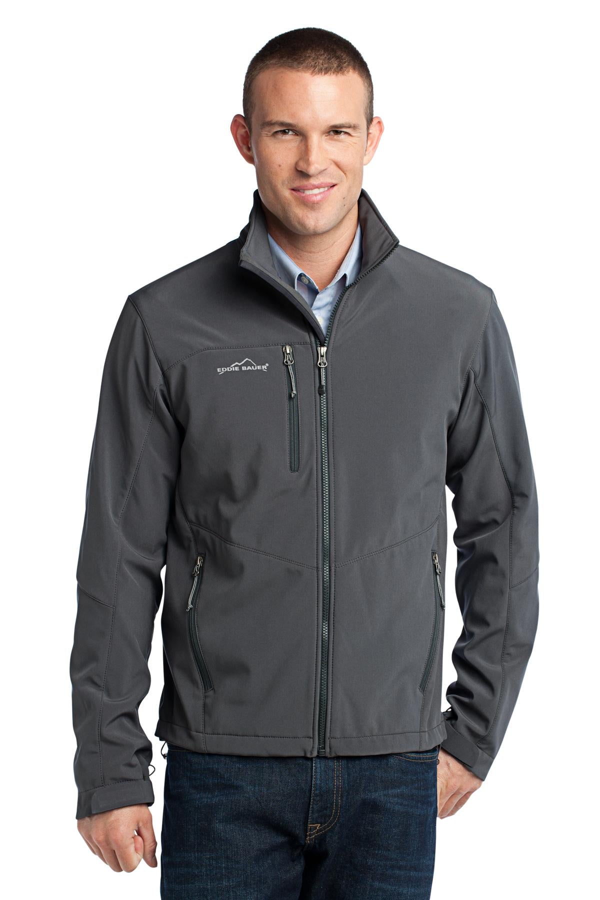 Eddie Bauer - Soft Shell Jacket. EB530 in Grey Steel