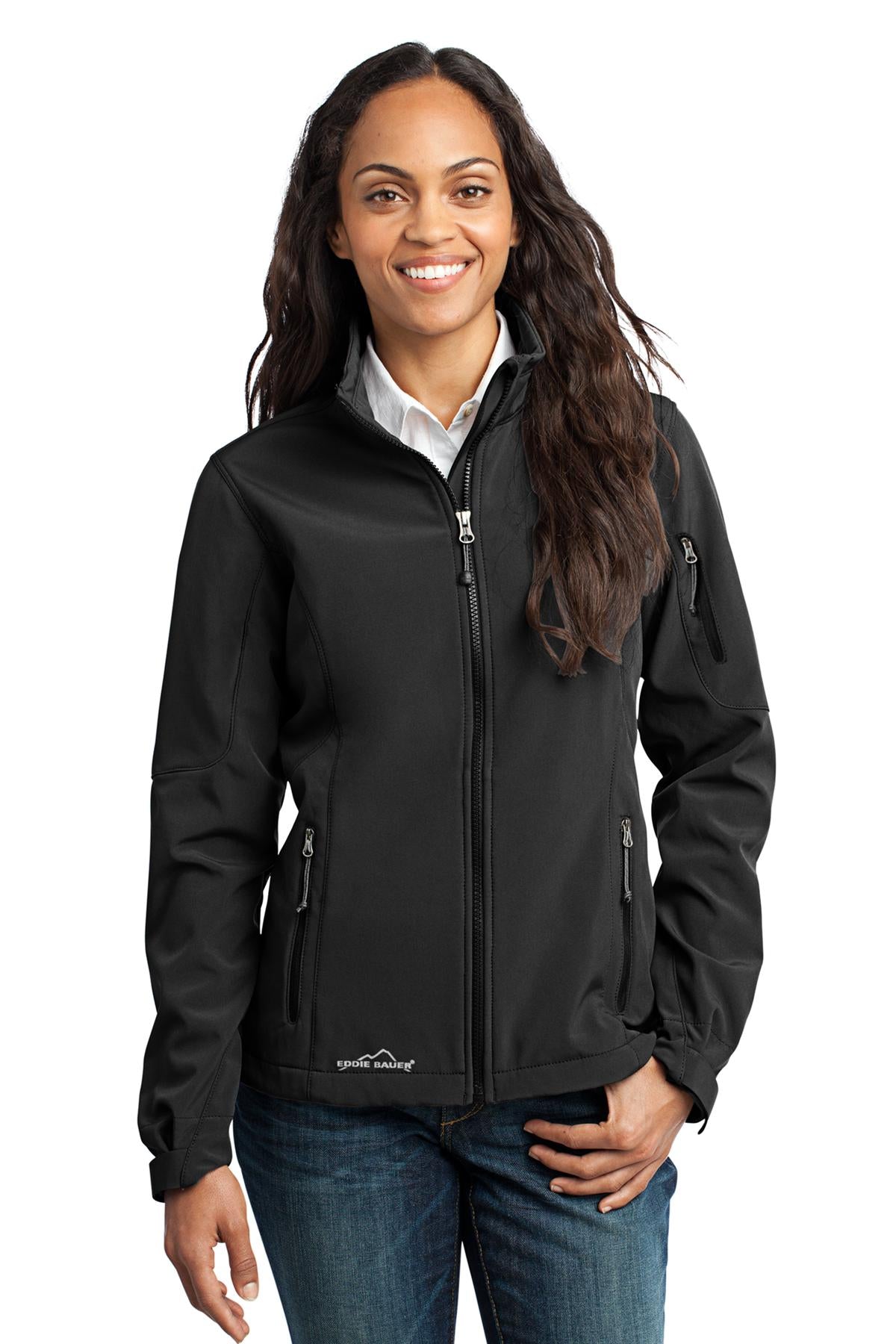 Eddie Bauer Women's Soft Shell Jacket. EB531 in Black