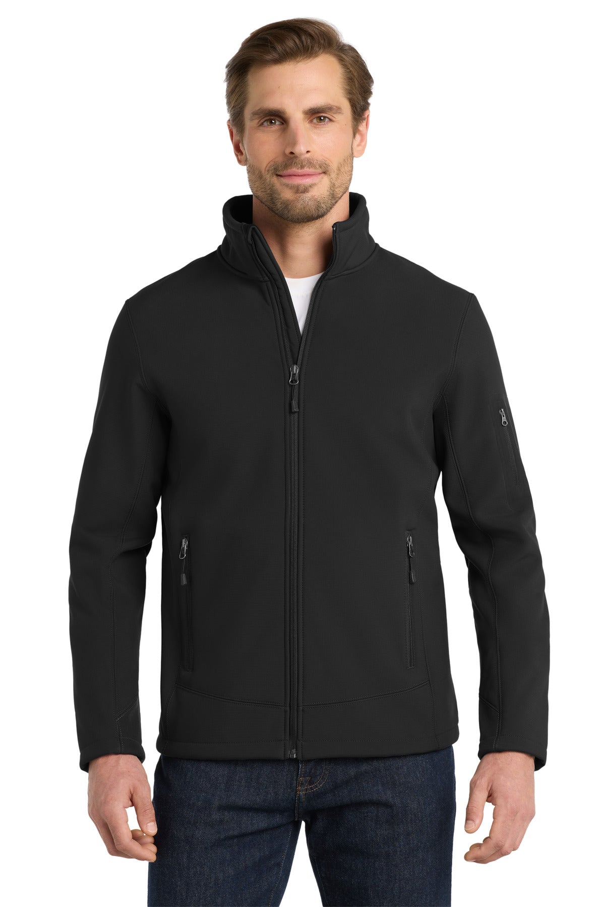 Eddie Bauer Rugged Ripstop Soft Shell Jacket. EB534 in Black