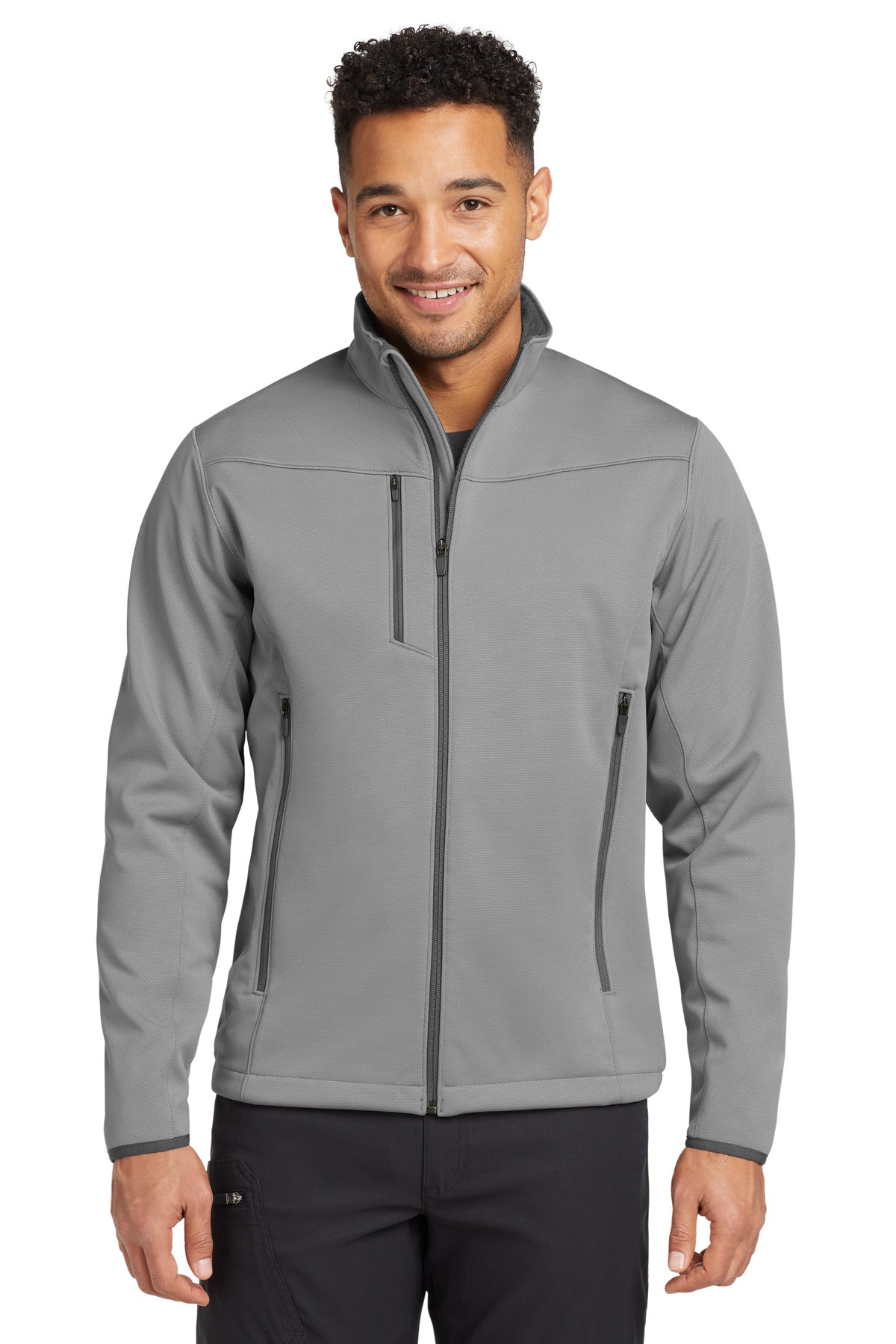 Eddie Bauer Weather-Resist Soft Shell Jacket. EB538 in Chrome