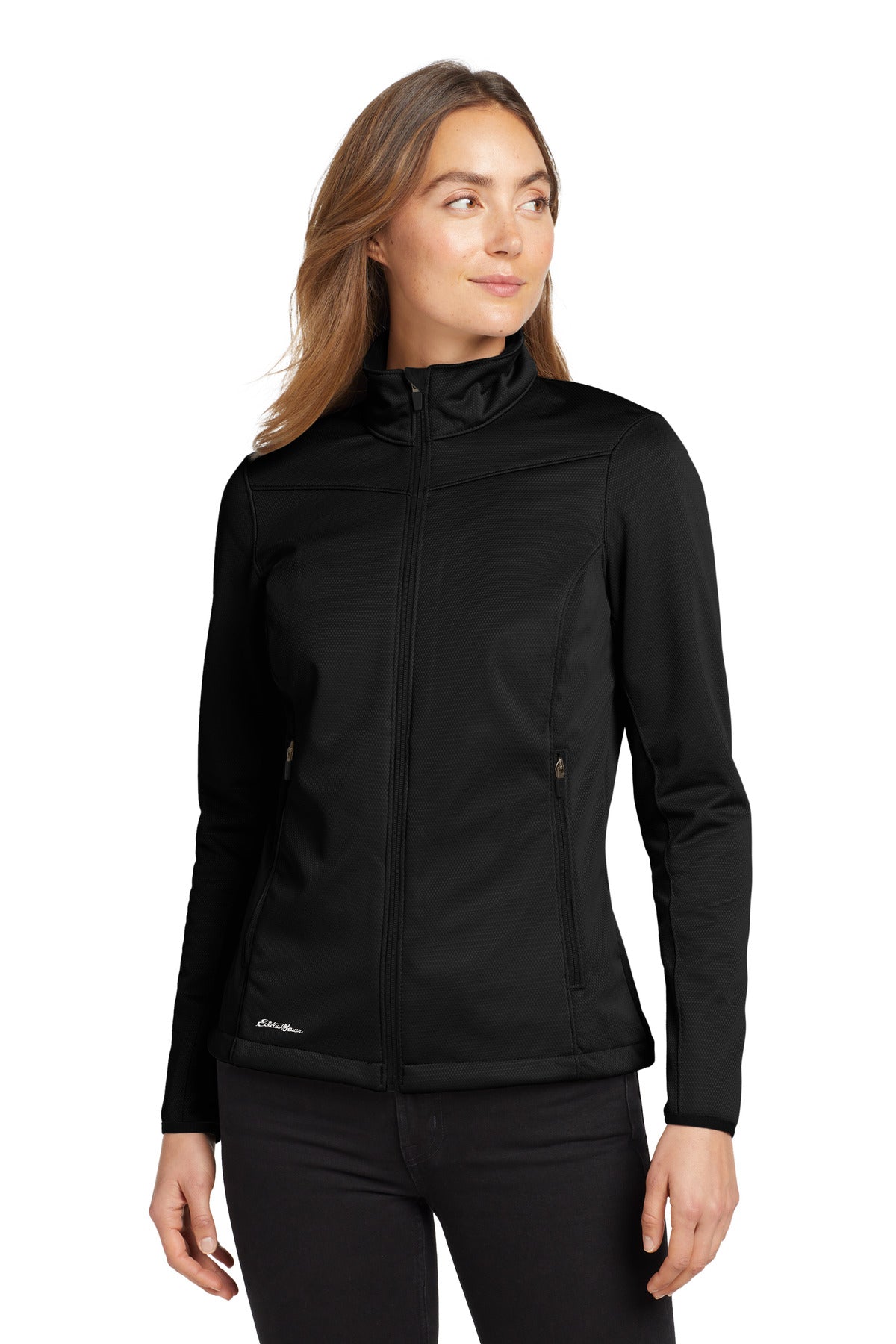 Eddie Bauer Women's Weather-Resist Soft Shell Jacket. EB539 in Black